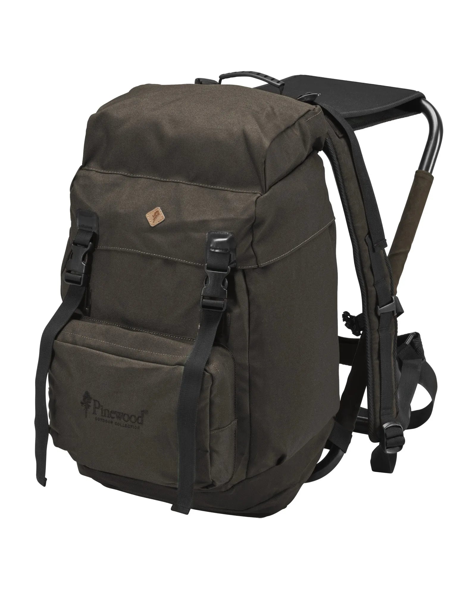 Pinewood® Hunting Chair Backpack – Suede Brown (241) – 9613