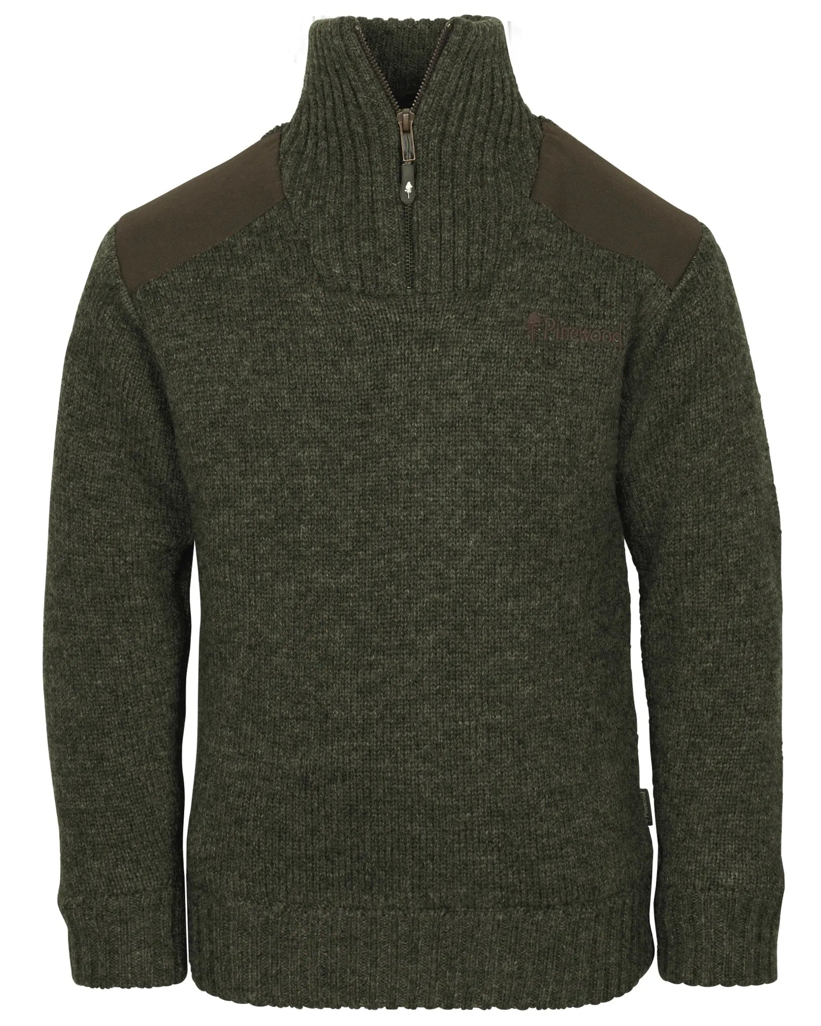 Pinewood® Hurricane Sweater K's – D.Green Mel (142) – 6648