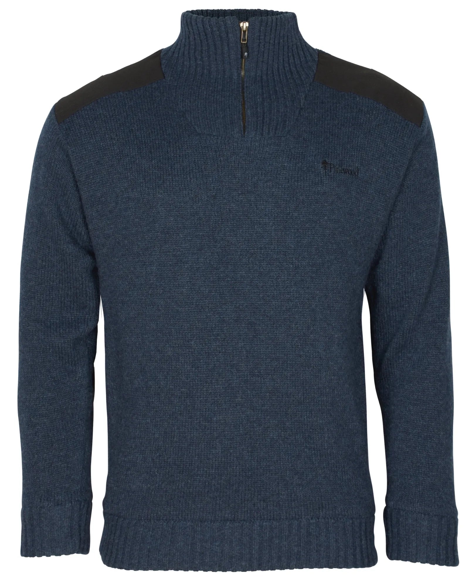 Pinewood® Hurricane Sweater M's – D.Navy Mel (378) – 9648
