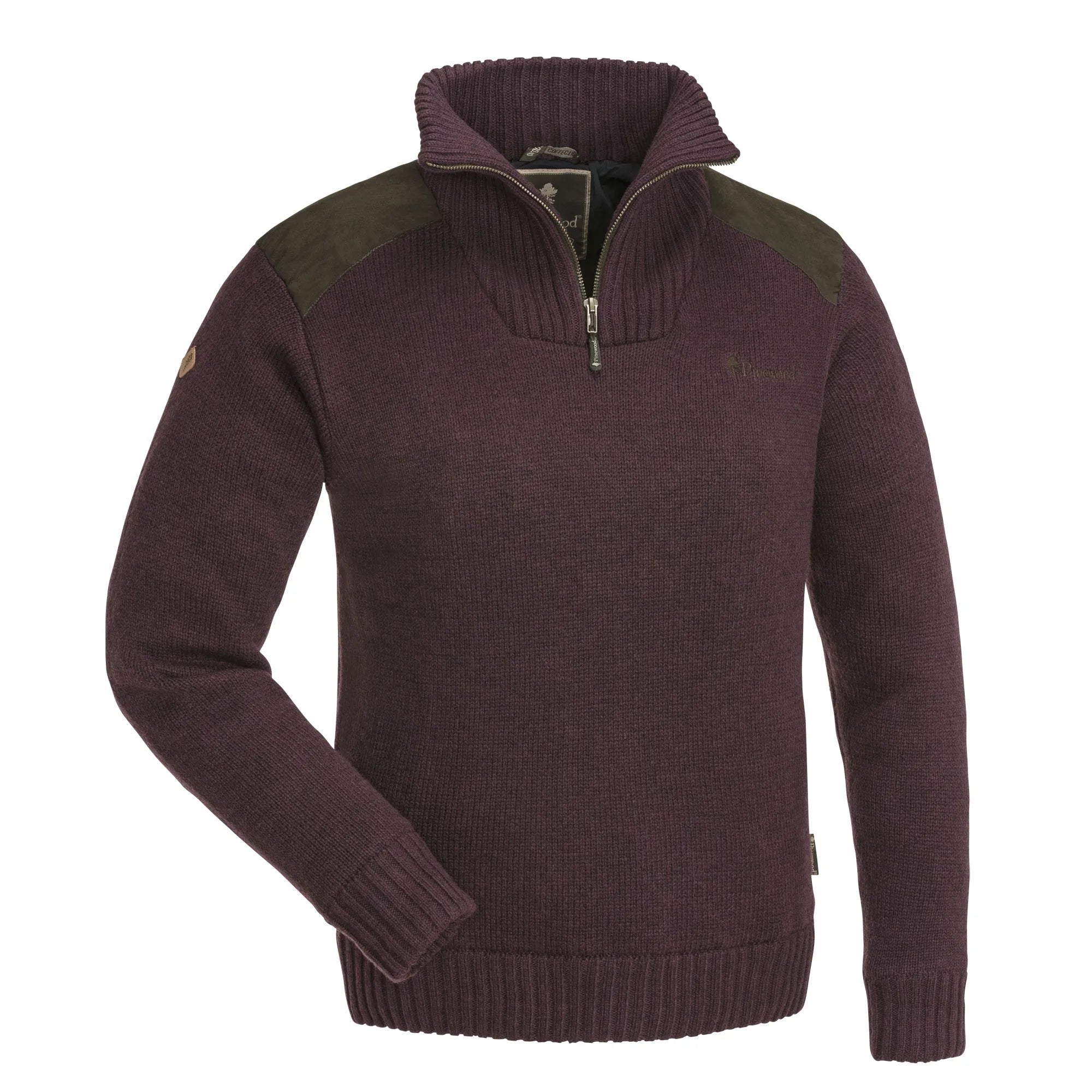 Pinewood® Hurricane Sweater W's – D.Burgundy Mel (563) – 9349