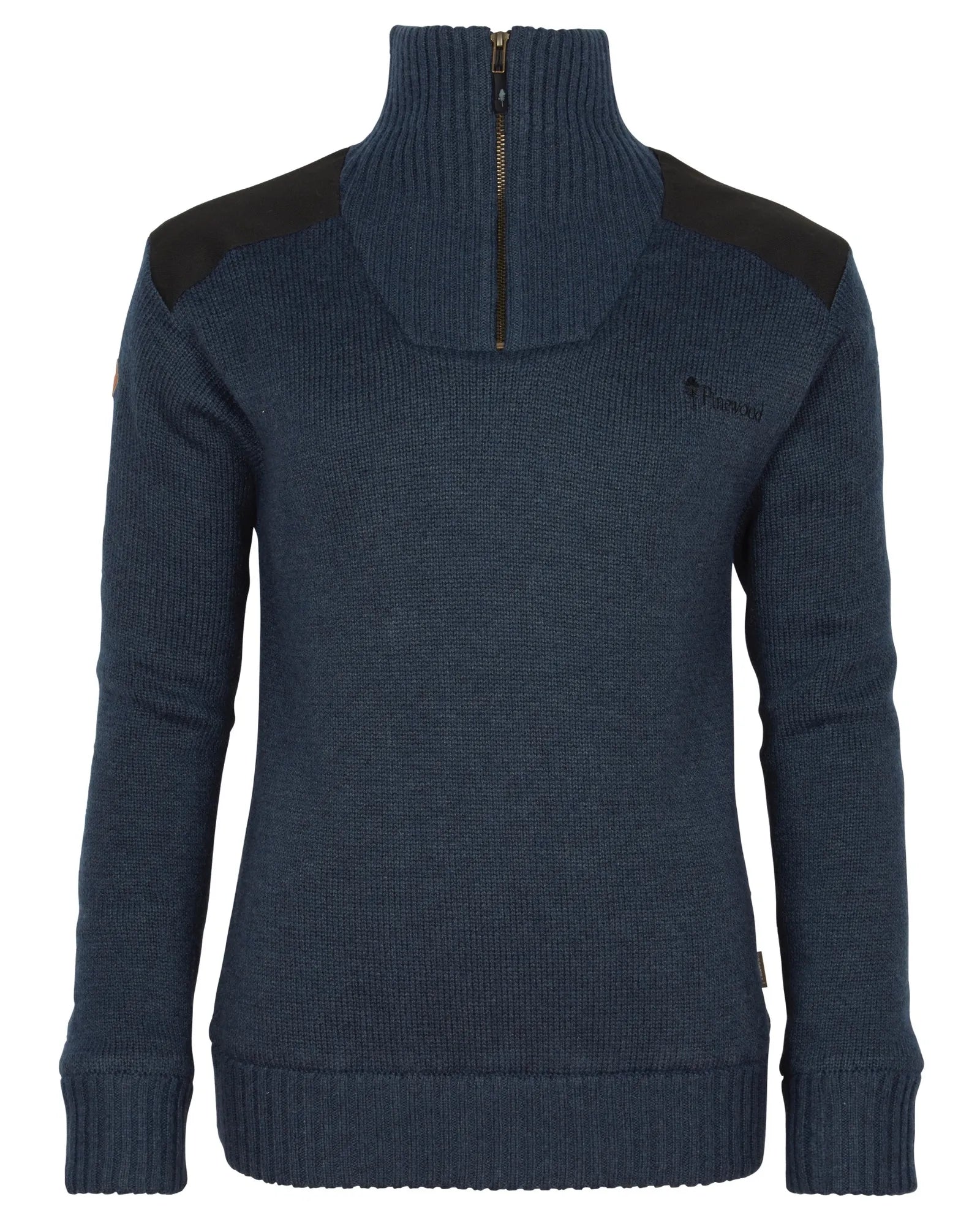Pinewood® Hurricane Sweater W's – D.Navy Mel (378) – 9349