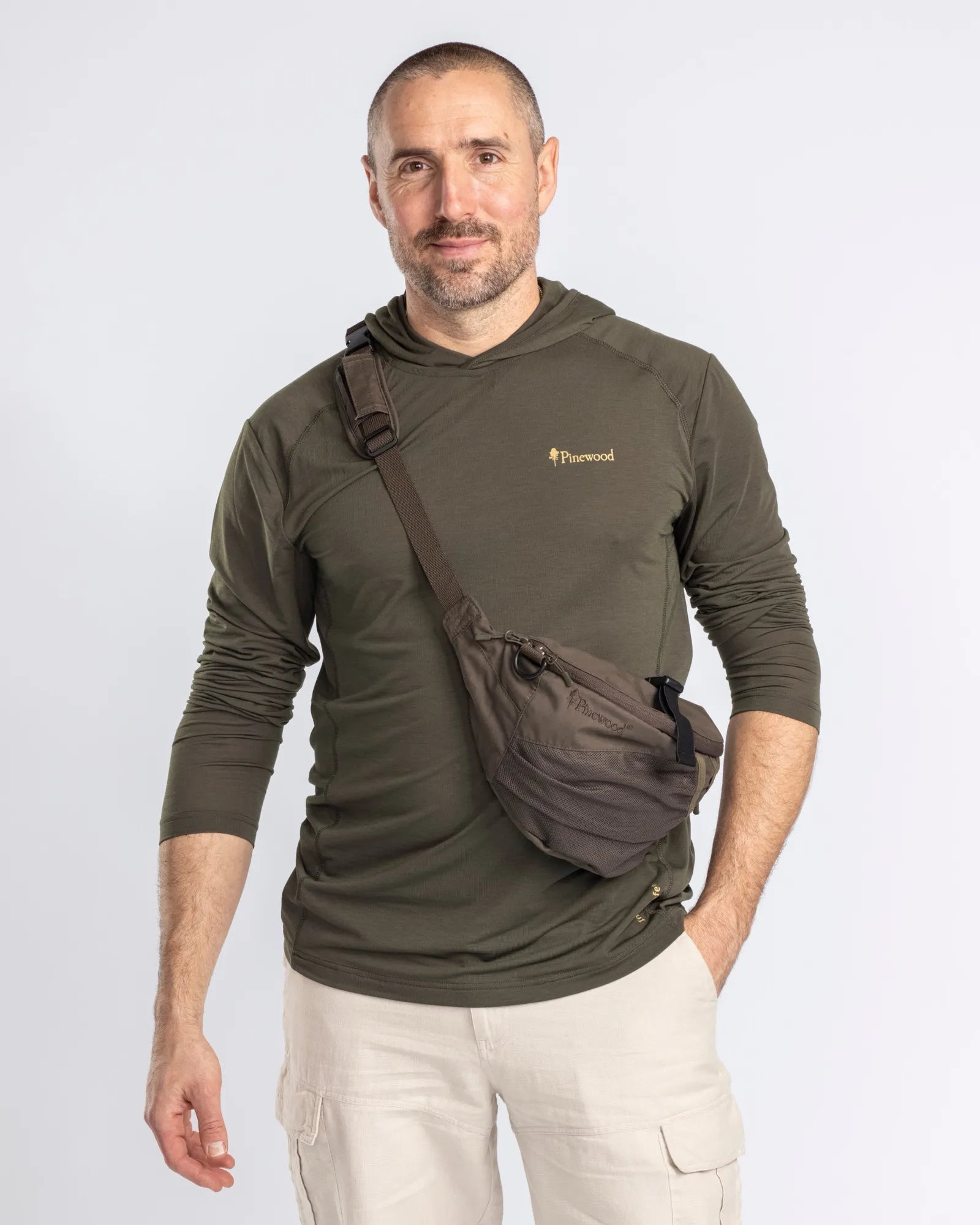 Pinewood® InsectSafe Function Hoodie M´s – Moss Green (135) – 5148