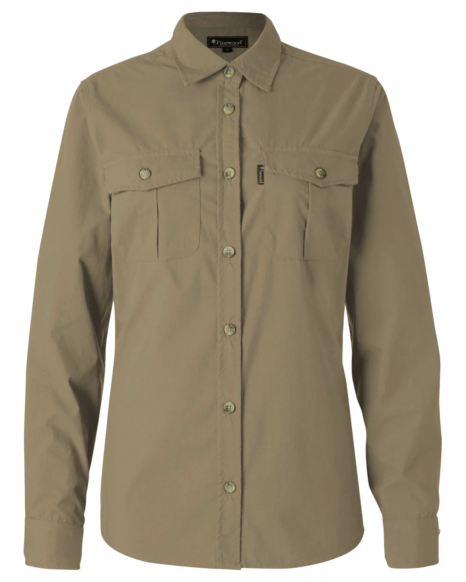 Pinewood® InsectSafe Poplin L/S Shirt W's – Sandstone (231) – 3228