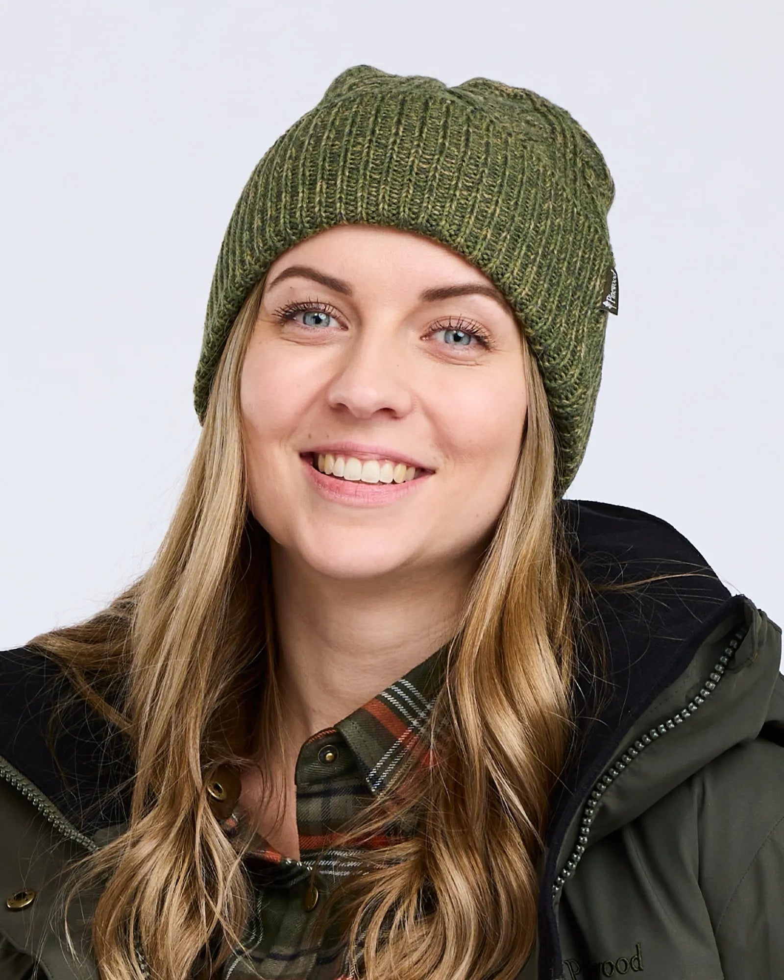 Pinewood® Knitted Melange Hat – Green Mel (116) – 1174