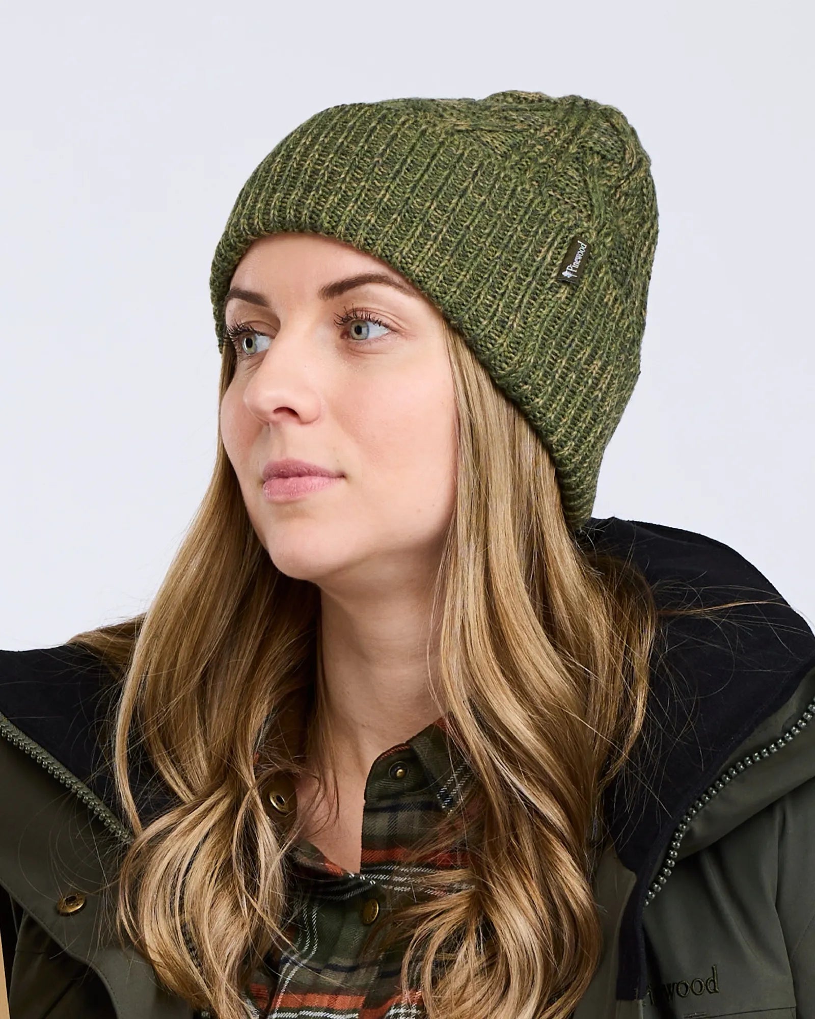 Pinewood® Knitted Melange Hat – Green Mel (116) – 1174