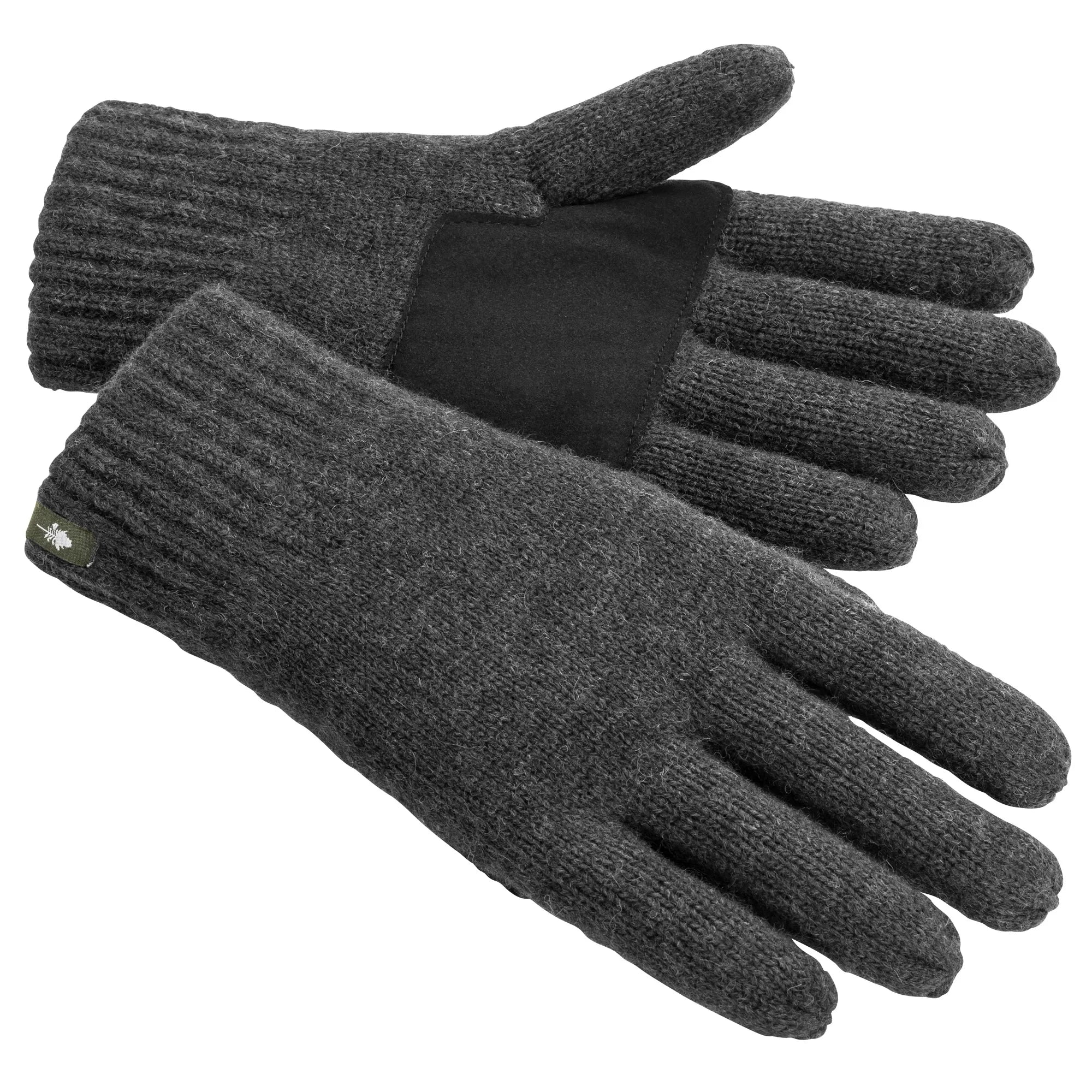 Pinewood® Knitted Wool 5-Finger Glove – D.Anthracite Mel (449) – 1122