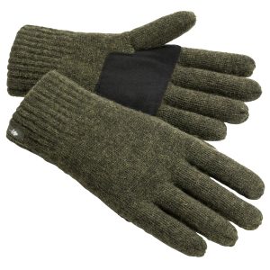 Pinewood® Knitted Wool 5-Finger Glove – Mossgreen Mel (194) – 1122