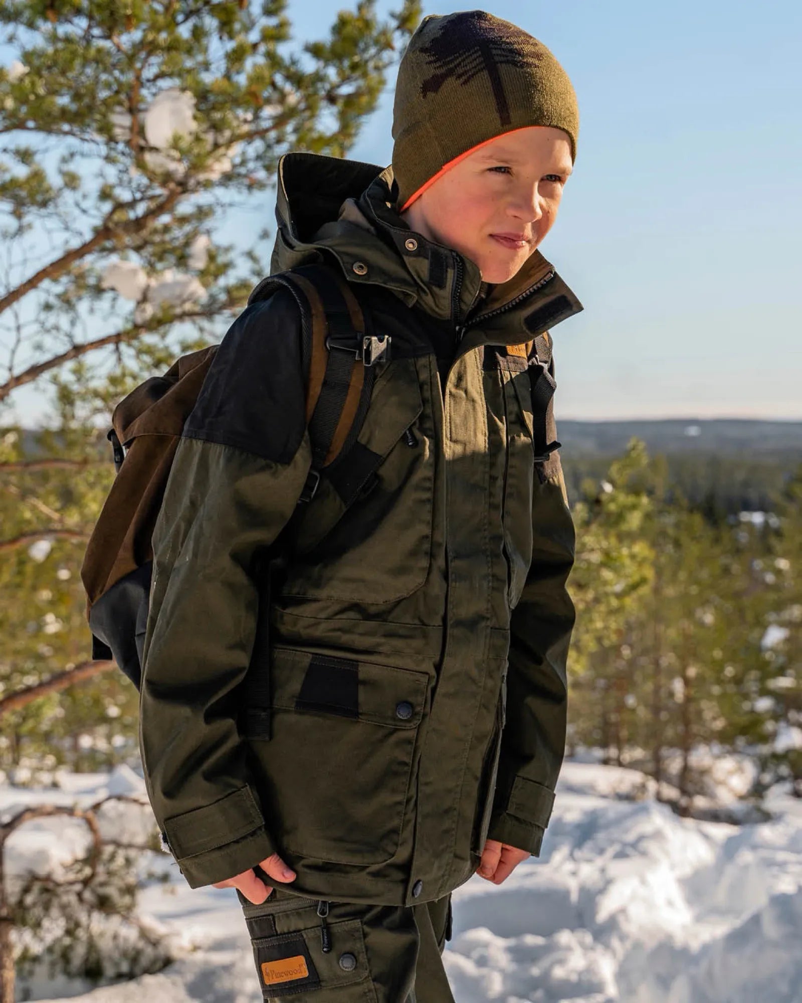 Pinewood® Lappland Extreme 2.0 Jacket K's – MossGreen/Black (153) – 6390