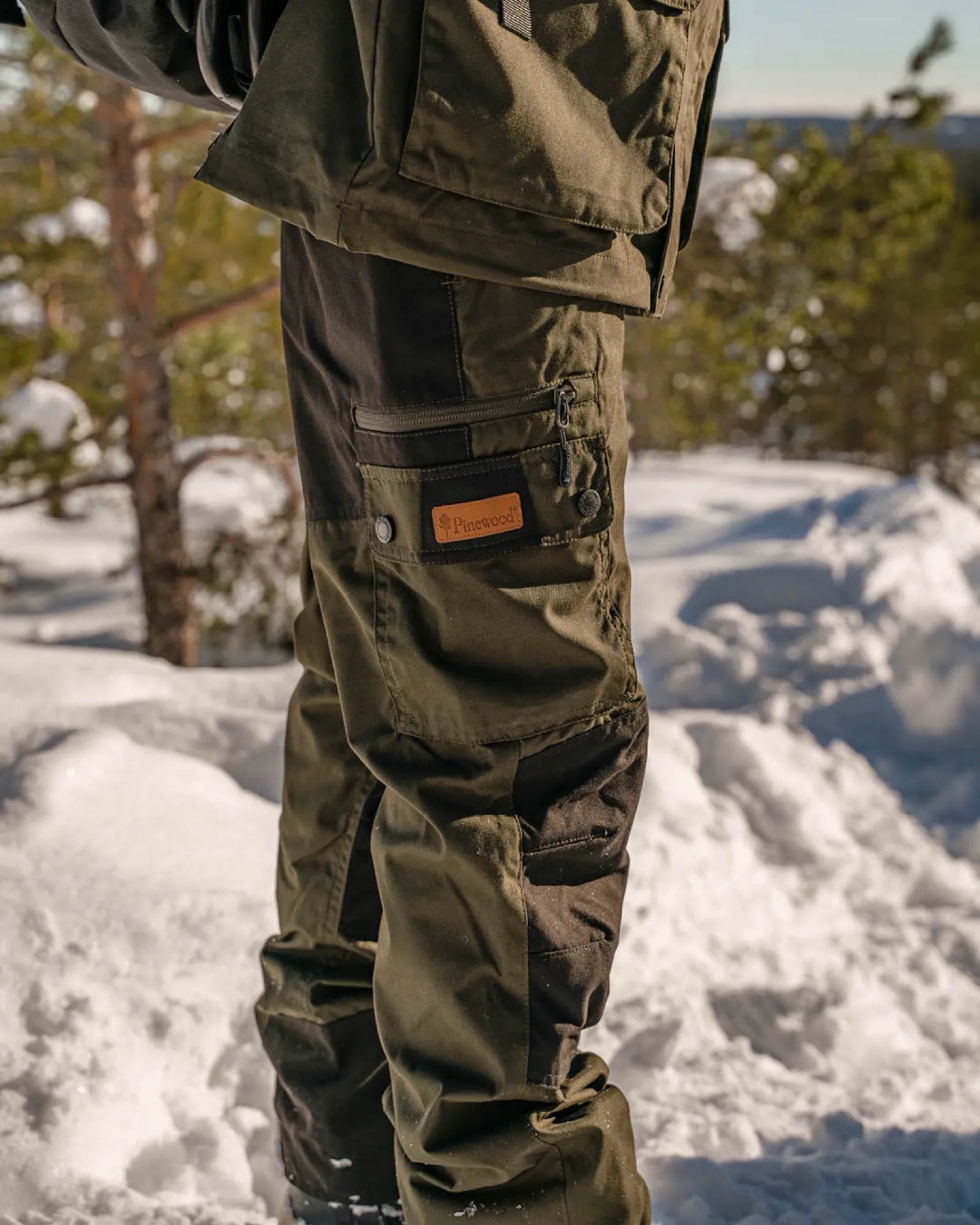 Pinewood® Lappland Extreme 2.0 Trousers K's – MossGreen/Black (153) – 6392