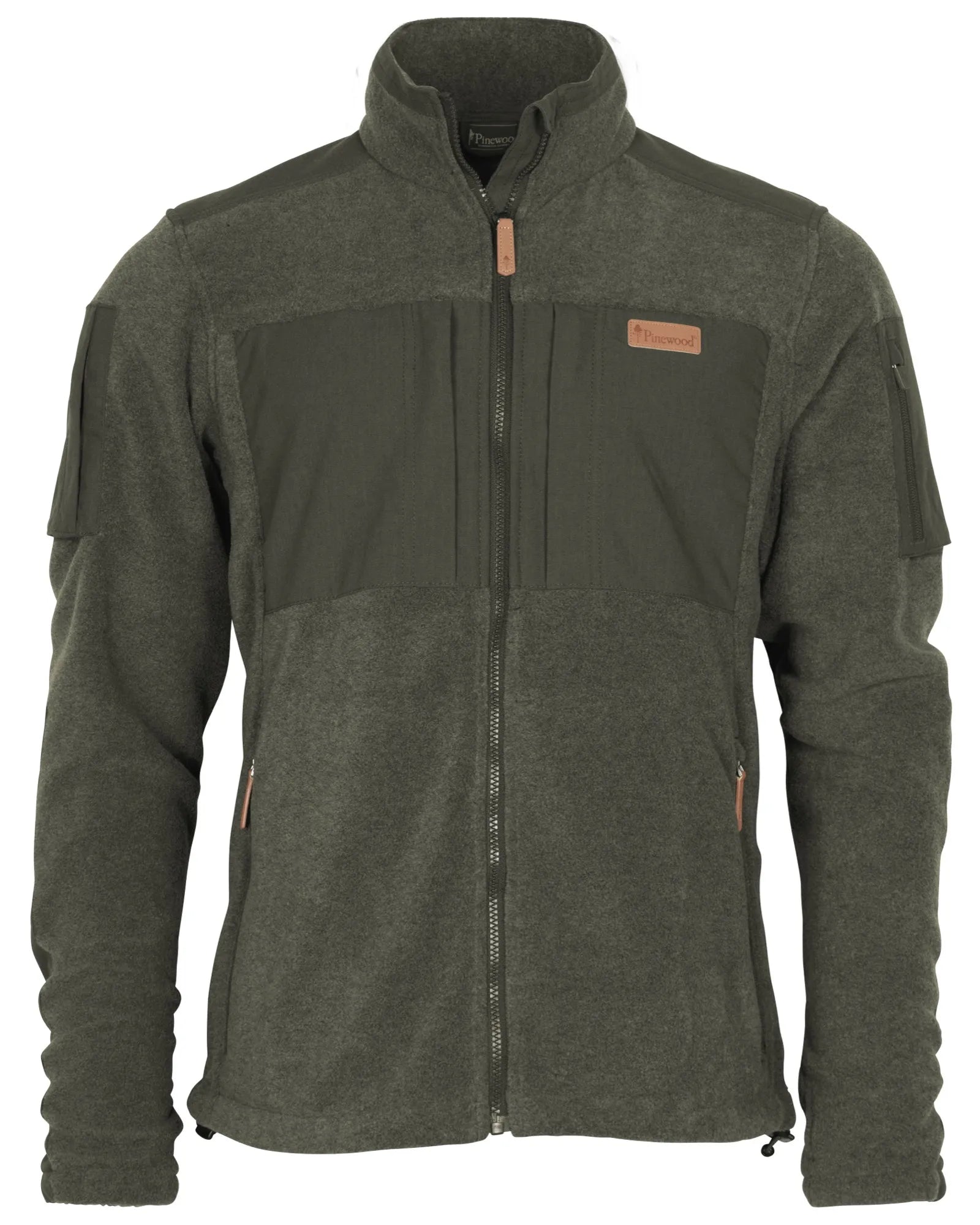 Pinewood® Lappland Rough Fleece Jacket M's – Olive Mel/D.Olive (752) – 5488