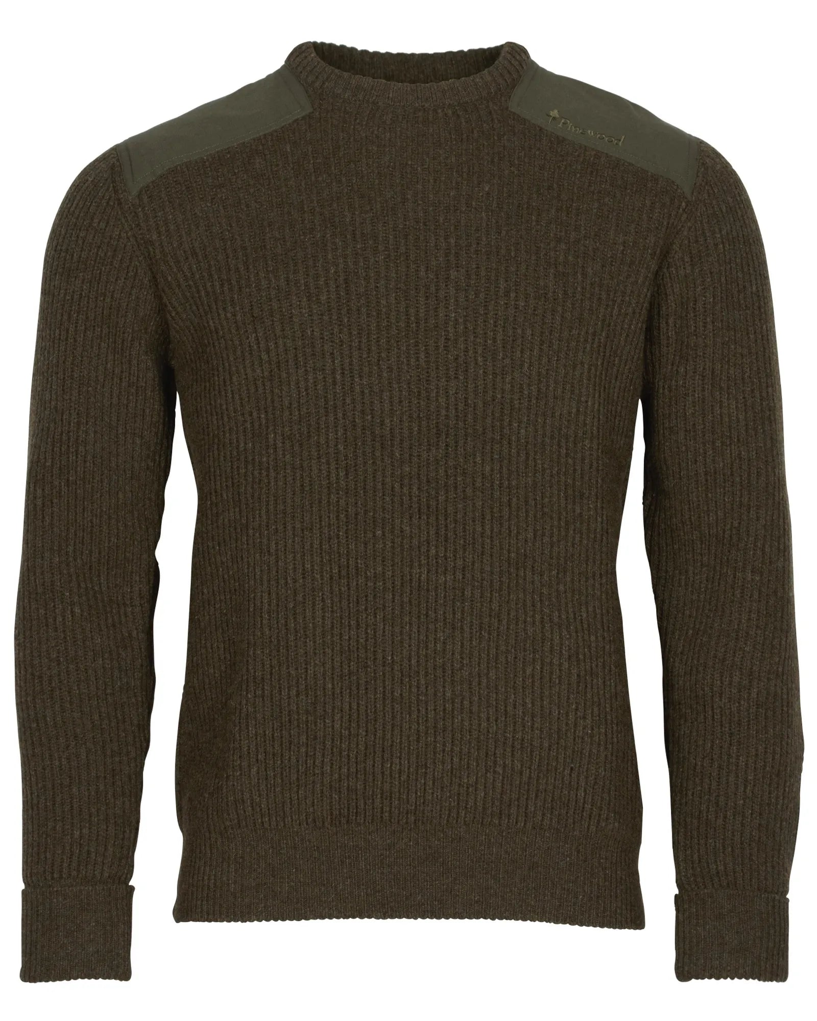 Pinewood® Lappland Rough Sweater M's – Mossgreen Mel (194) – 5486