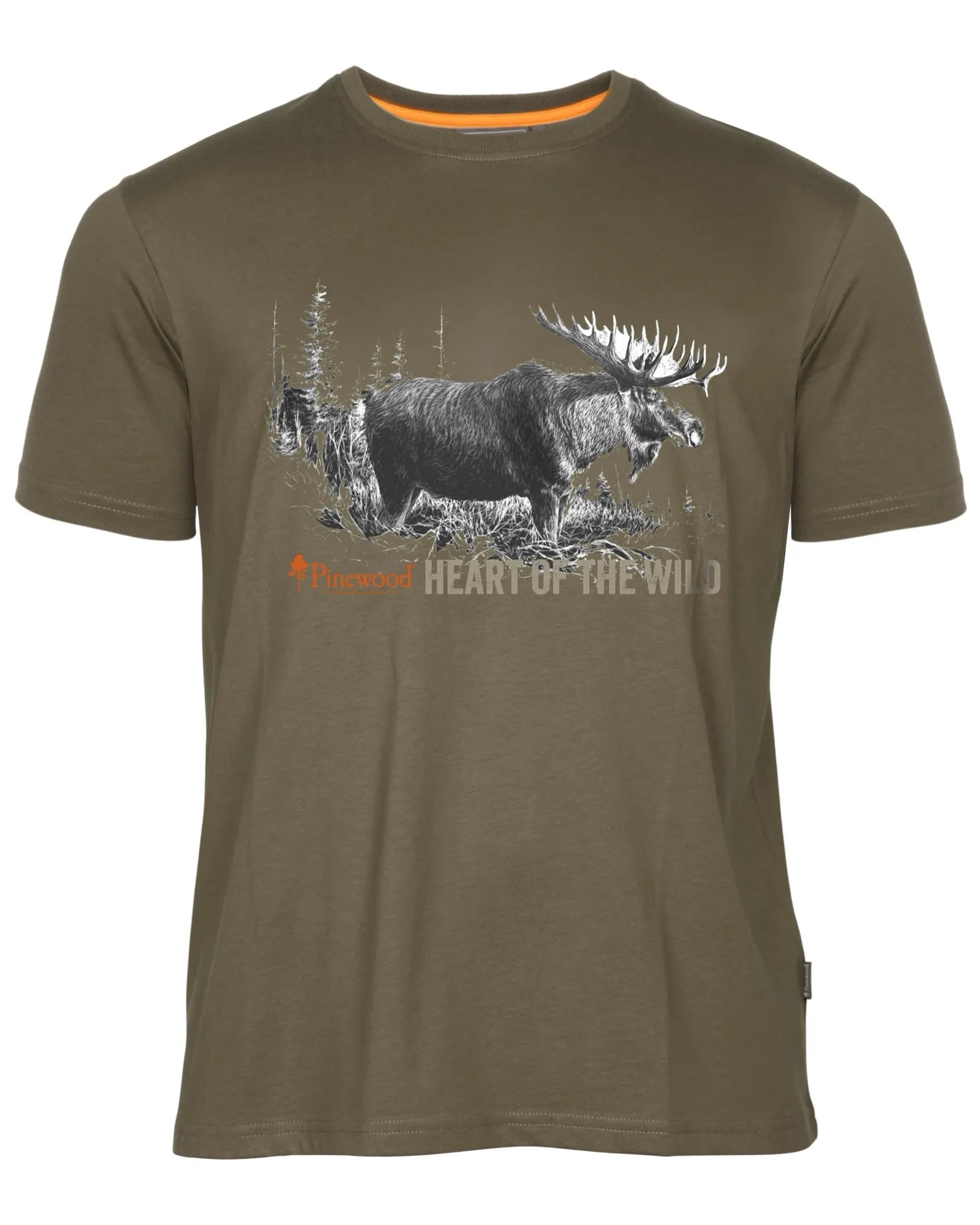 Pinewood® Moose T-shirt M's – H.Brown (209) – 5466