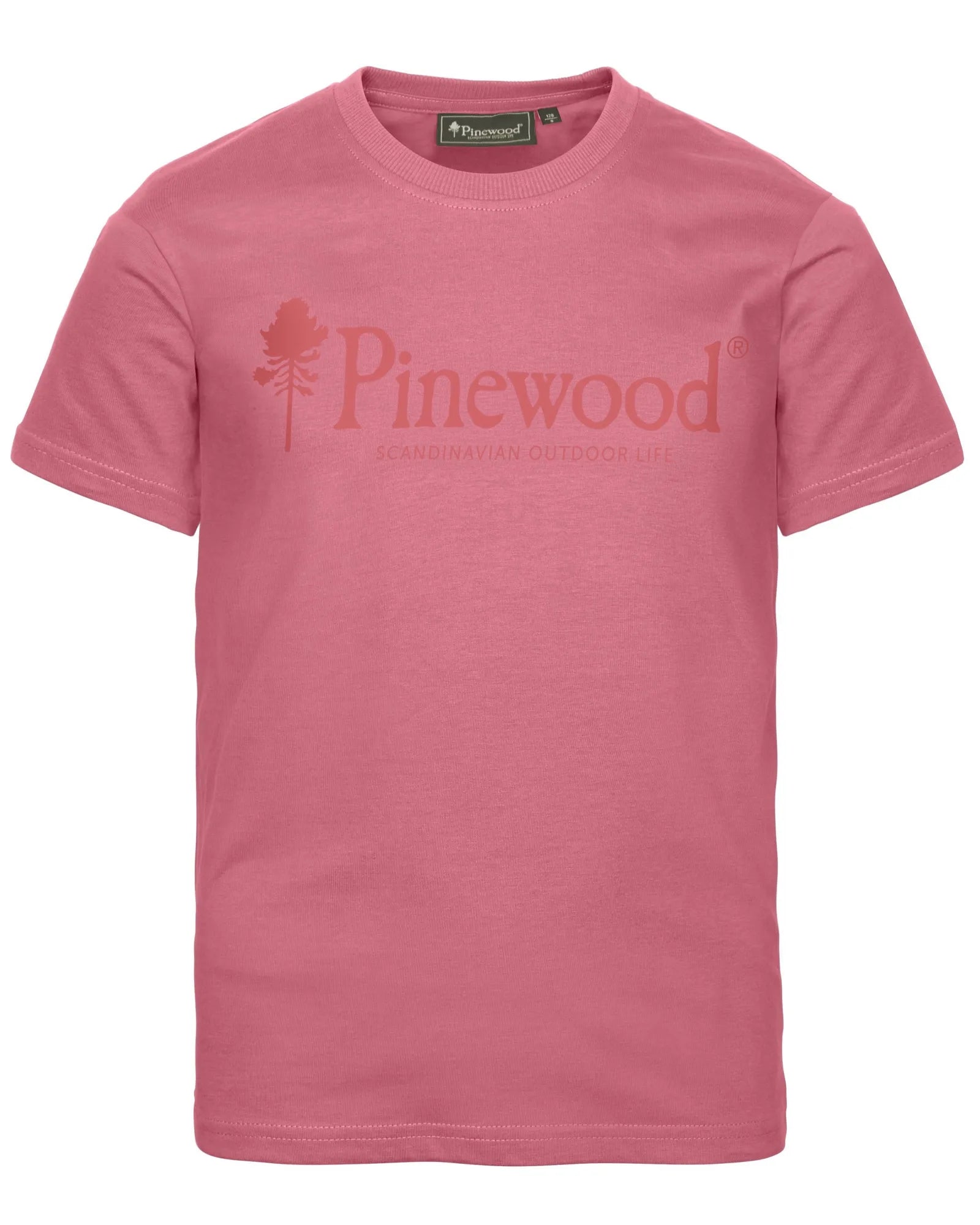 Pinewood® Outdoor Life T-shirt K's – Lantana Pink (839) – 6445