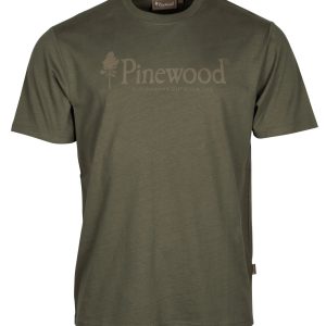 Pinewood® Outdoor Life T-shirt M's – D.Green (103) – 5445