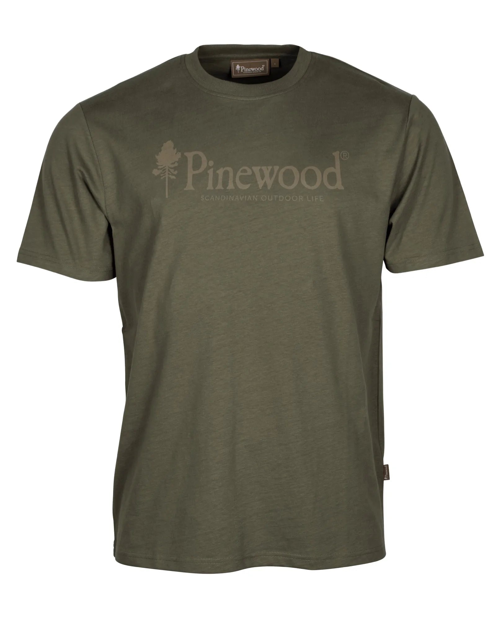 Pinewood® Outdoor Life T-shirt M's – D.Green (103) – 5445