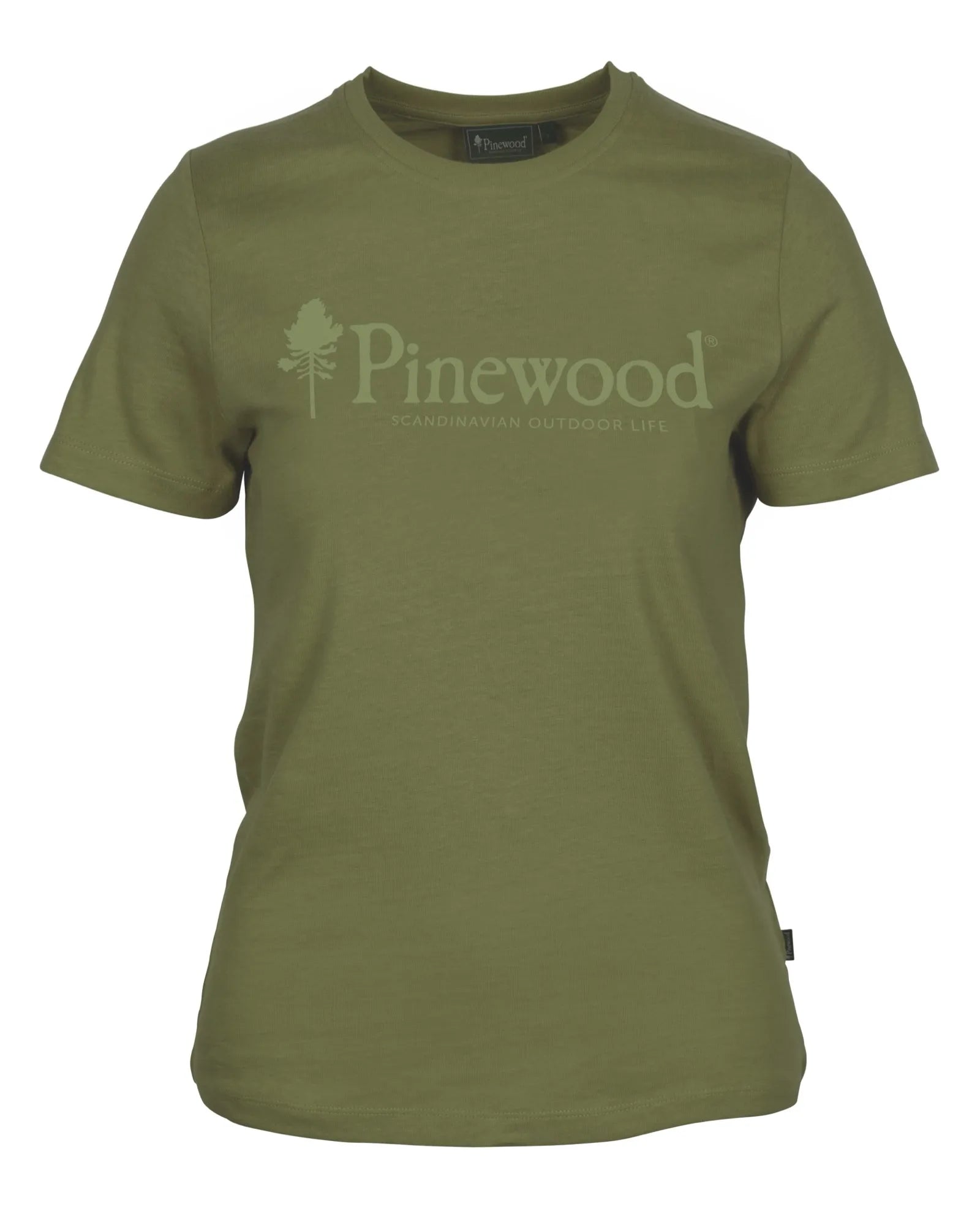 Pinewood® Outdoor Life T-shirt W's – Pine Green (759) – 3445