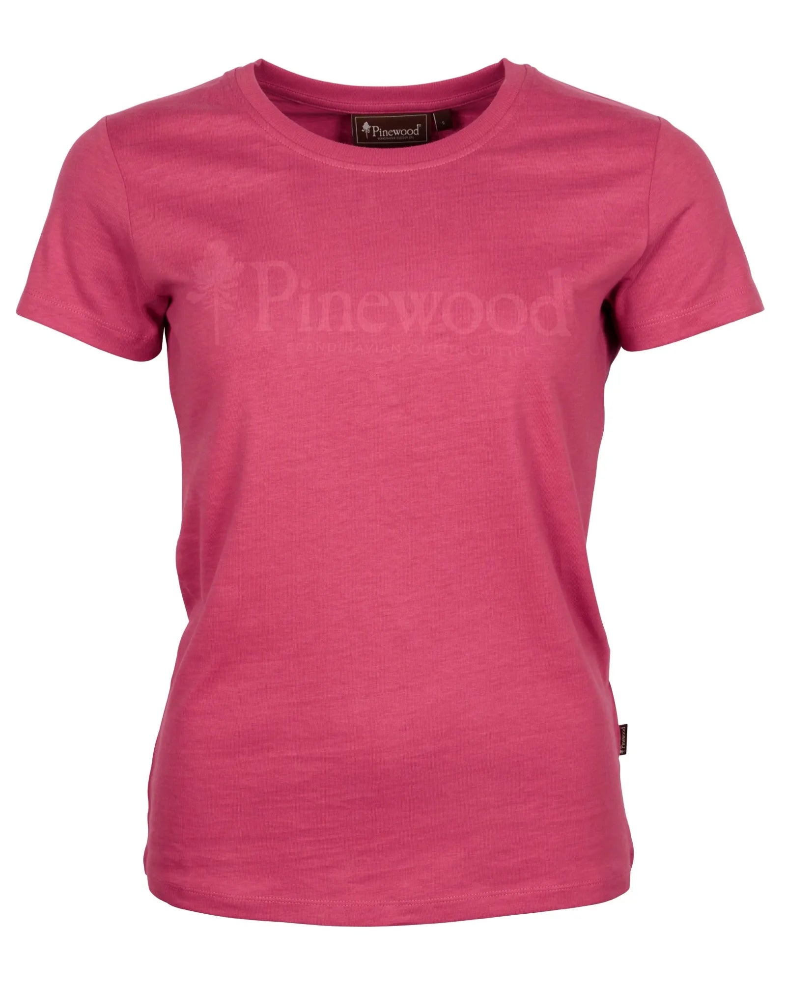 Pinewood® Outdoor Life T-shirt W's – Raspberry Pink (826) – 3445