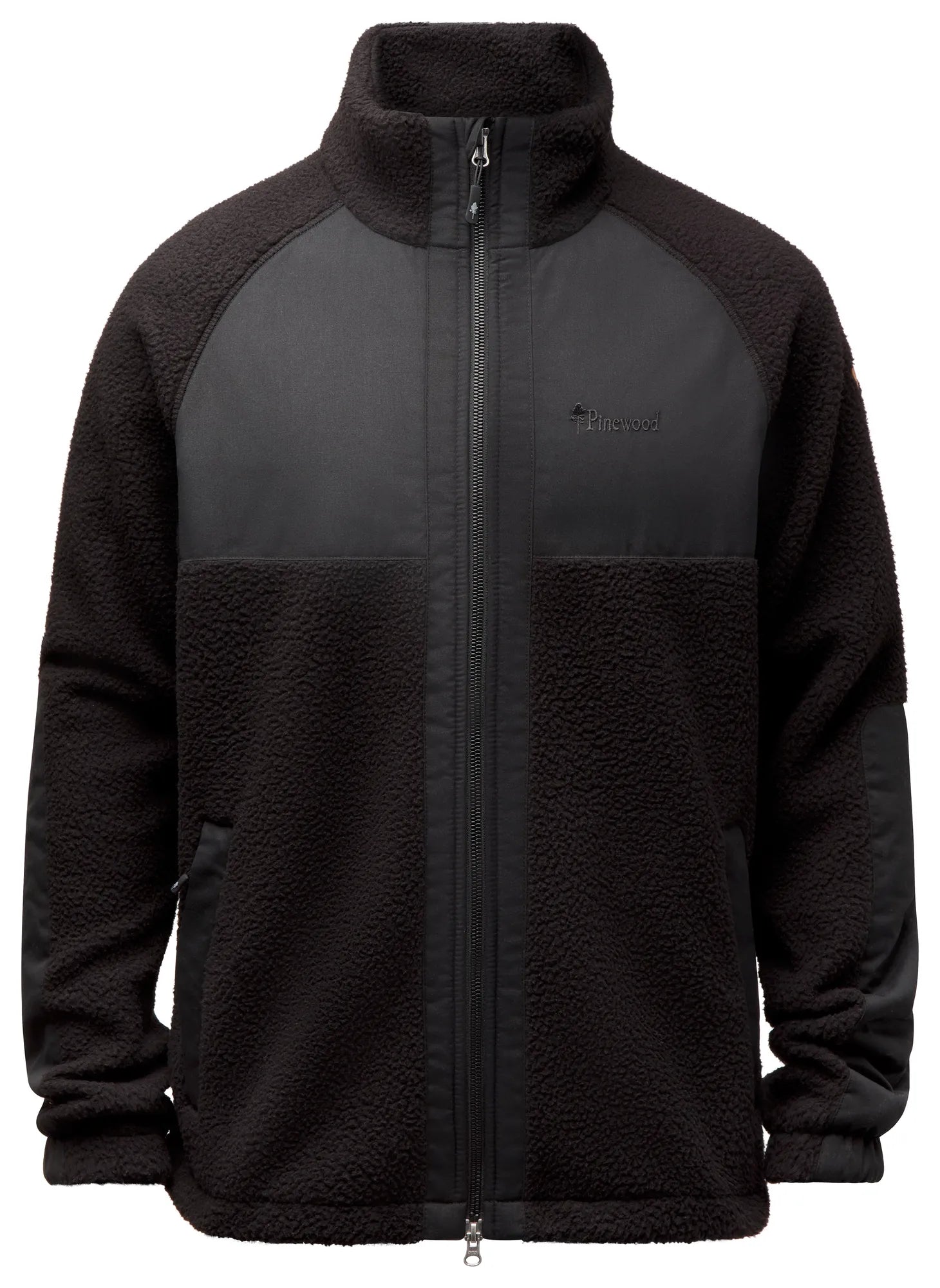 Pinewood® Pile Fleece Jacket M's – Black (400) – 5366