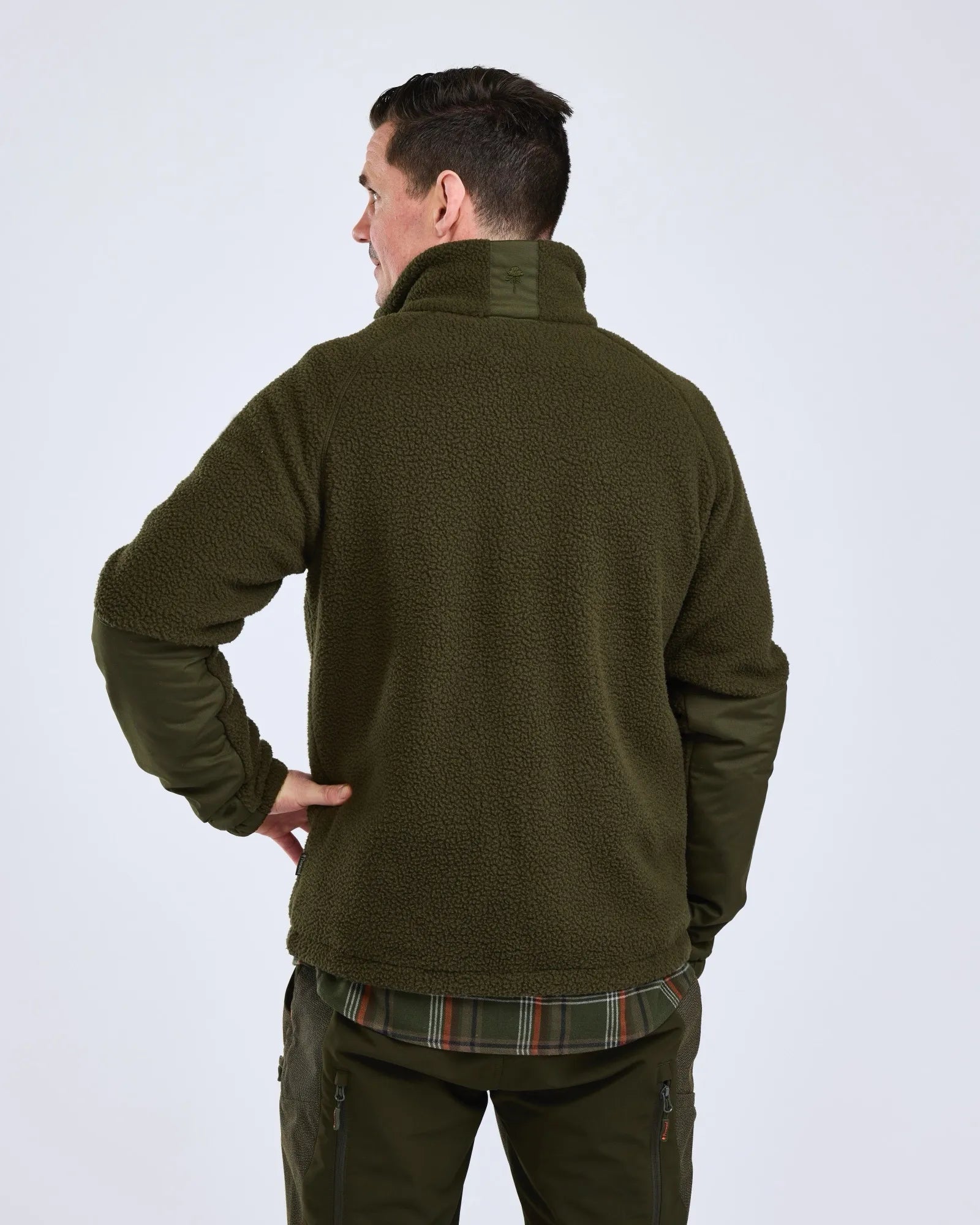 Pinewood® Pile Fleece Jacket M's – Moss Green (135) – 5366