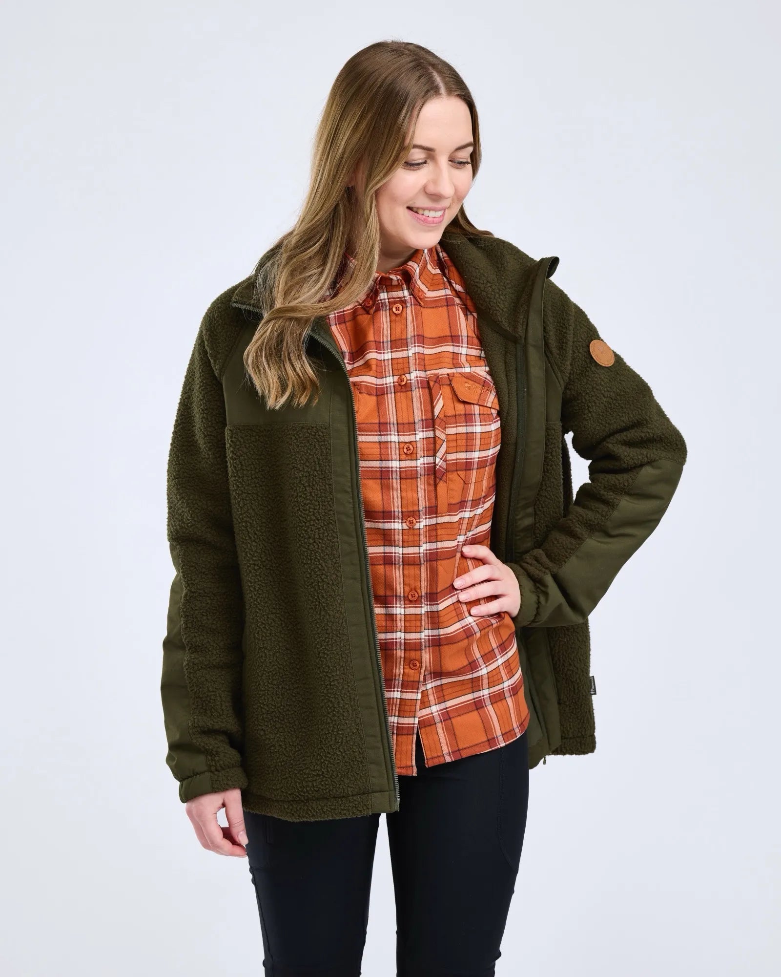 Pinewood® Pile Fleece Jacket W's – Moss Green (135) – 3366