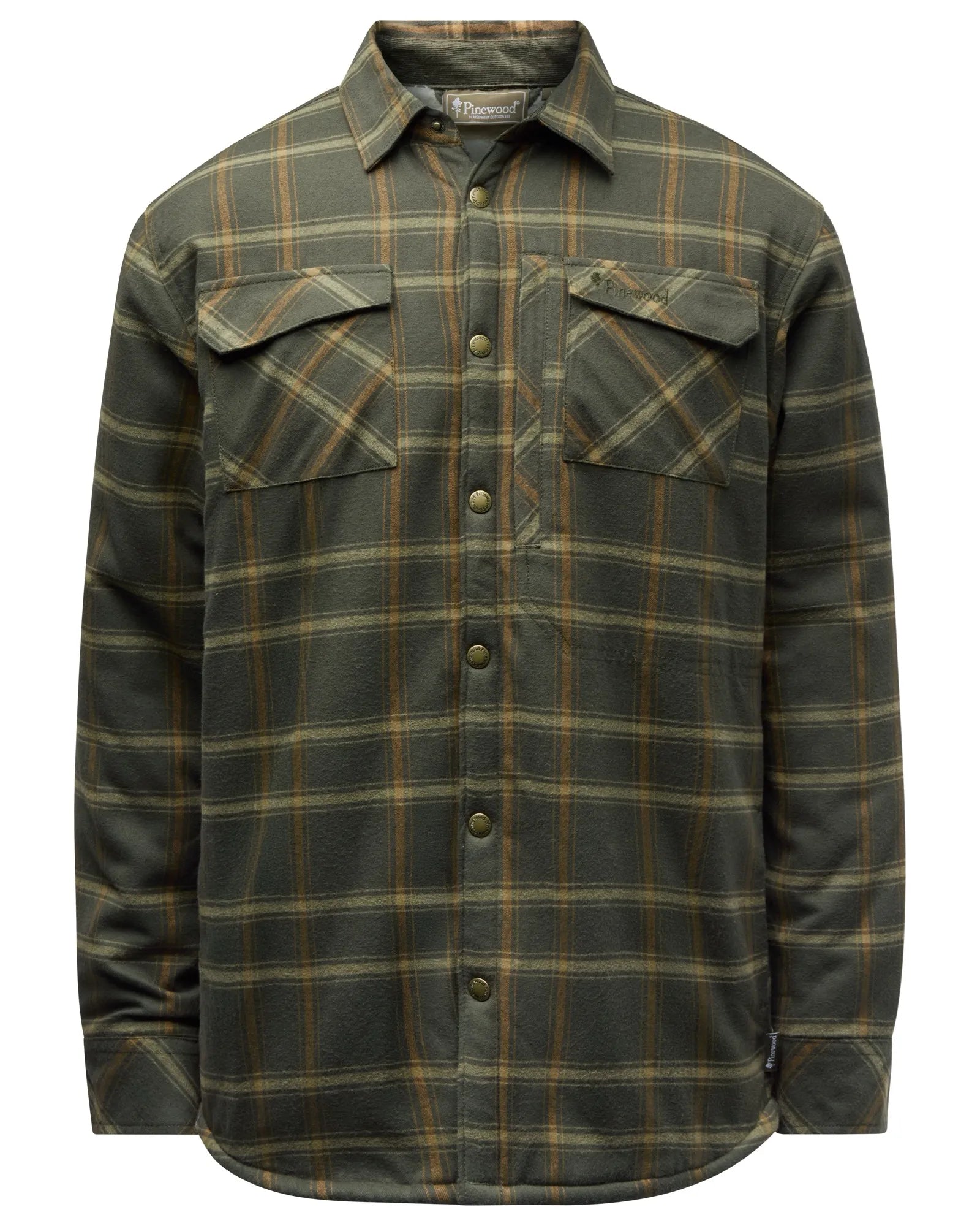Pinewood® Pile Overshirt – D.Green/Bronze (741) – 5367