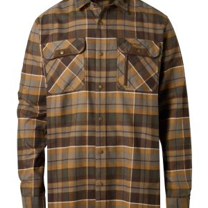 Pinewood® Prestwick Exclusive Shirt M's – D.Brown/D.Sandstone (280) – 9428