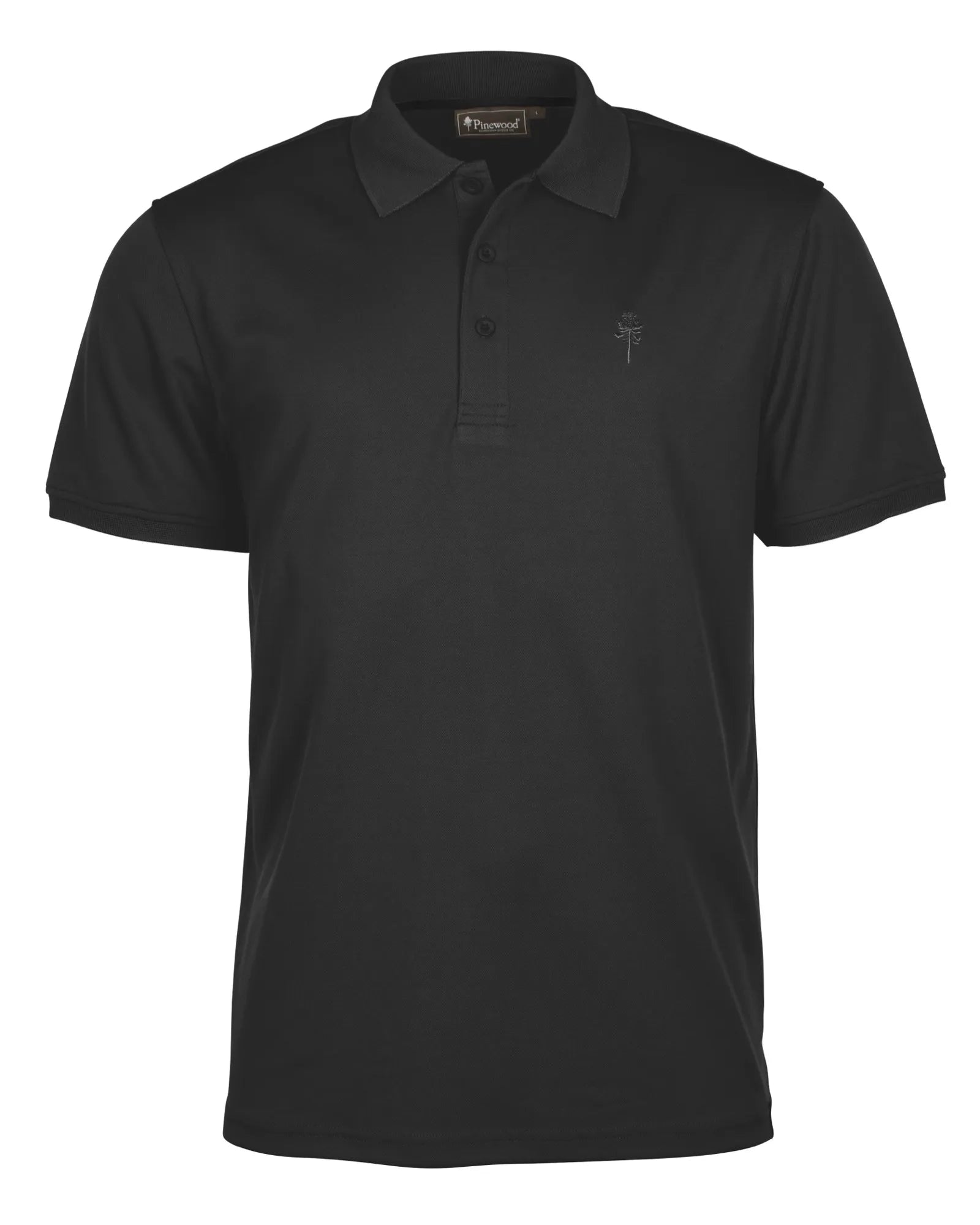 Pinewood® Ramsey Coolmax Polo Shirt M's – Black (400) – 9458