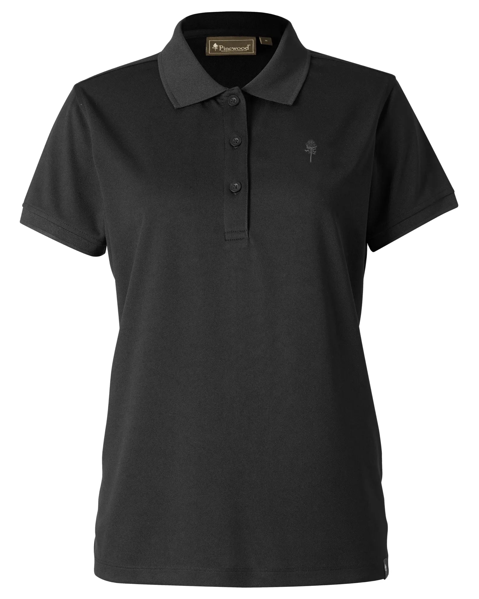 Pinewood® Ramsey Coolmax Polo Shirt W's – Black (400) – 9318
