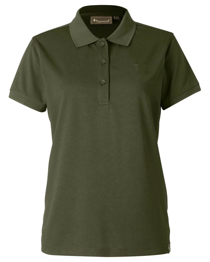 Pinewood® Ramsey Coolmax Polo Shirt W's – Green (100) – 9318