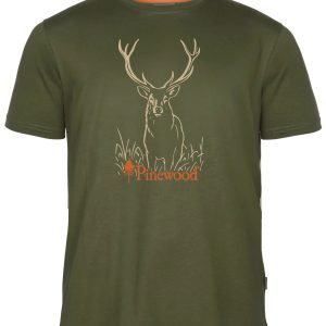 Pinewood® Red Deer T-shirt M´s – Green -26 (777) – 5452