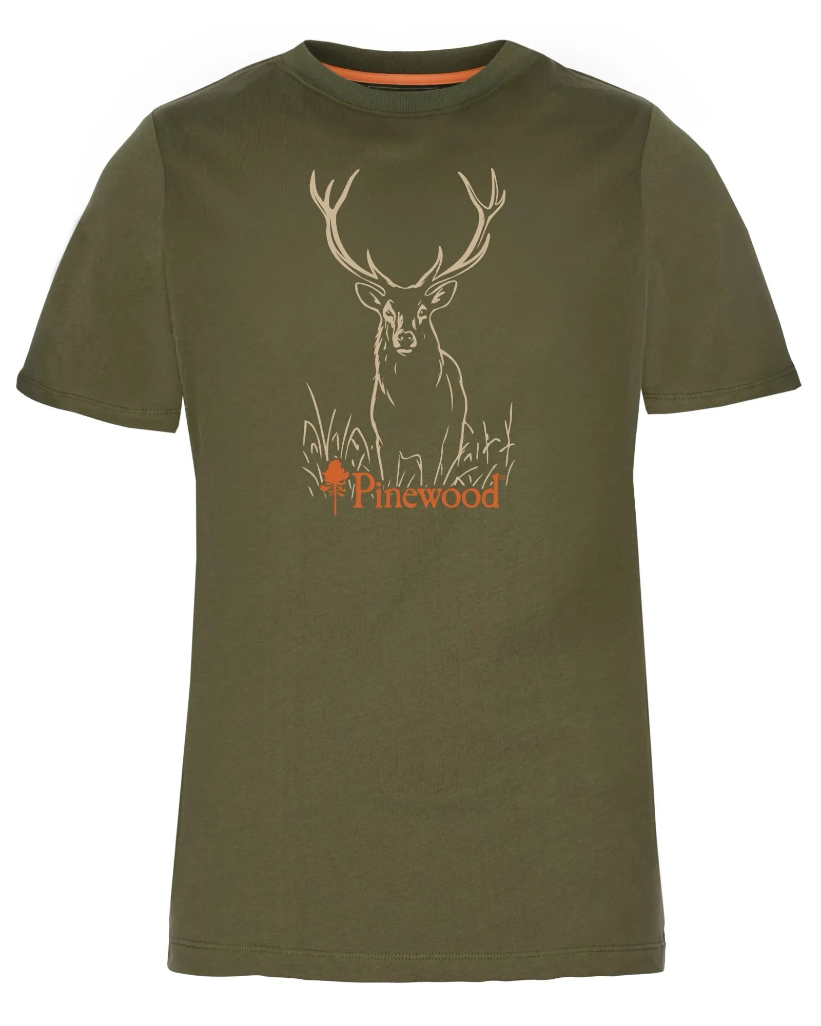 Pinewood® Red Deer T-shirt W´s – Green -26 (777) – 3452
