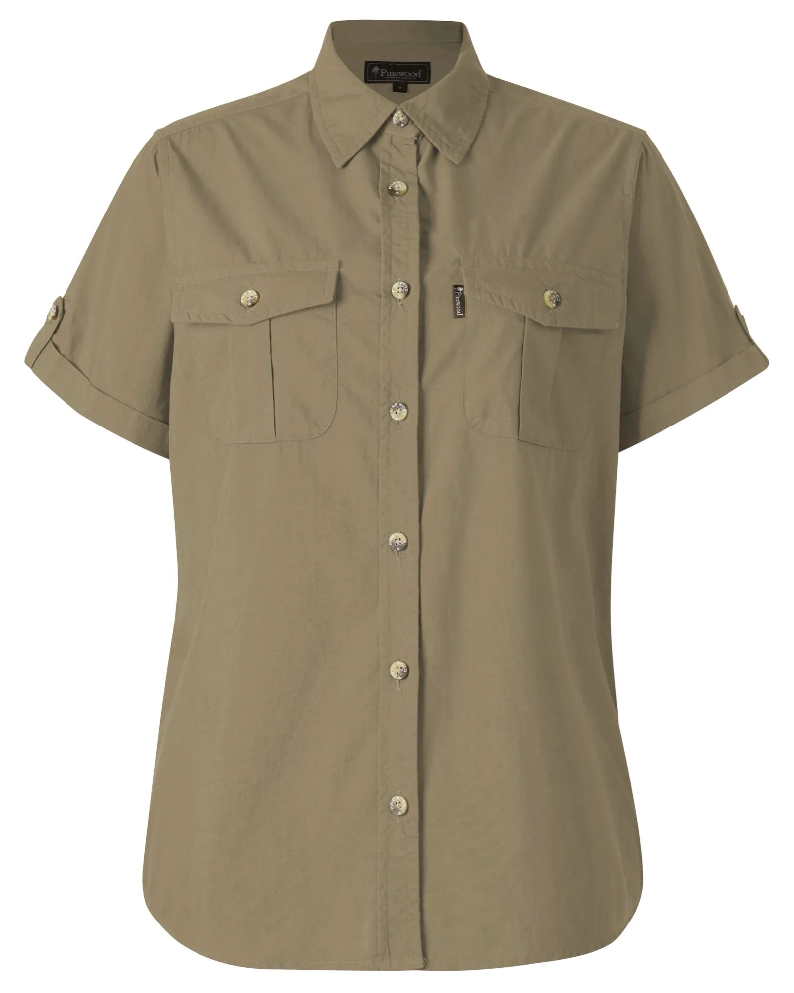 Pinewood® Safari S/S Shirt W's – Sandstone (231) – 3130