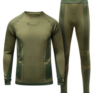 Pinewood® Seamless Function Base Layer Set M's – Olive Green (770) – 5608