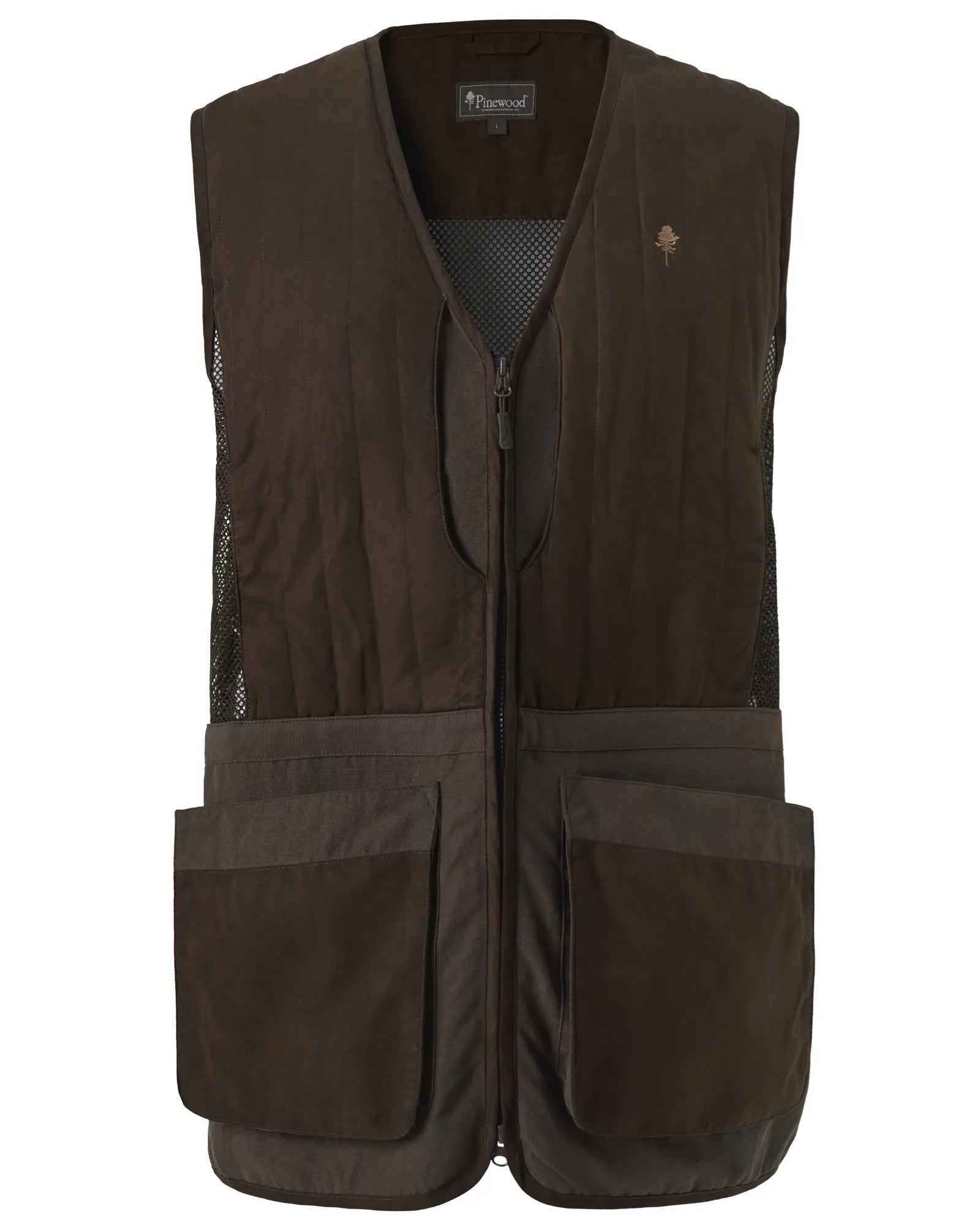 Pinewood® Shooting Vest M´s – Suede Brown (241) – 5824