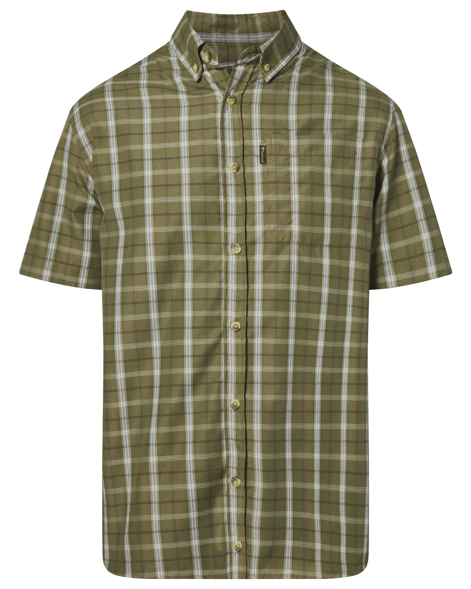 Pinewood® Summer Shirt M's – Olive (107) – 5239