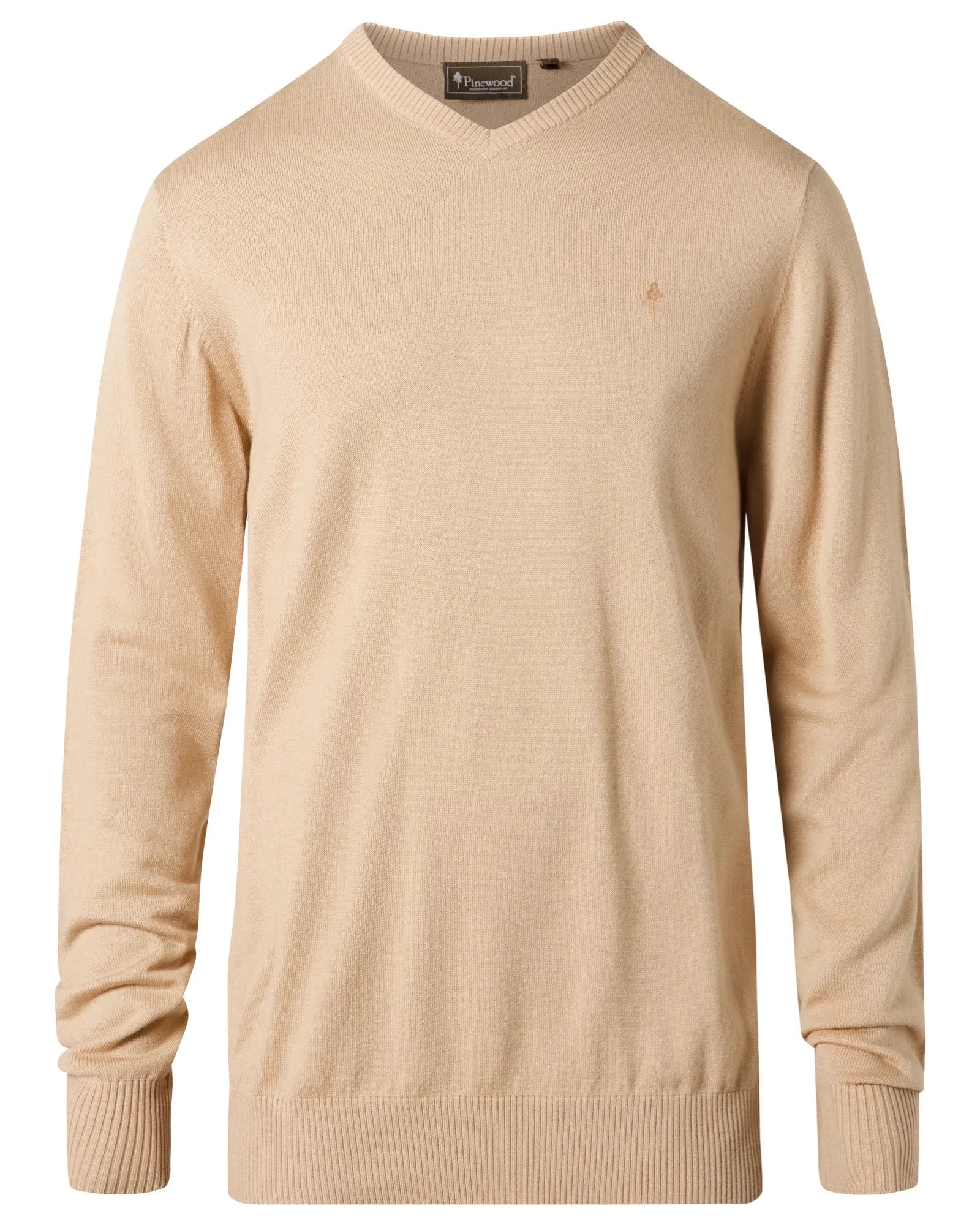 Pinewood® Värnamo Merino Sweater M's – D.Sandstone (277) – 5047