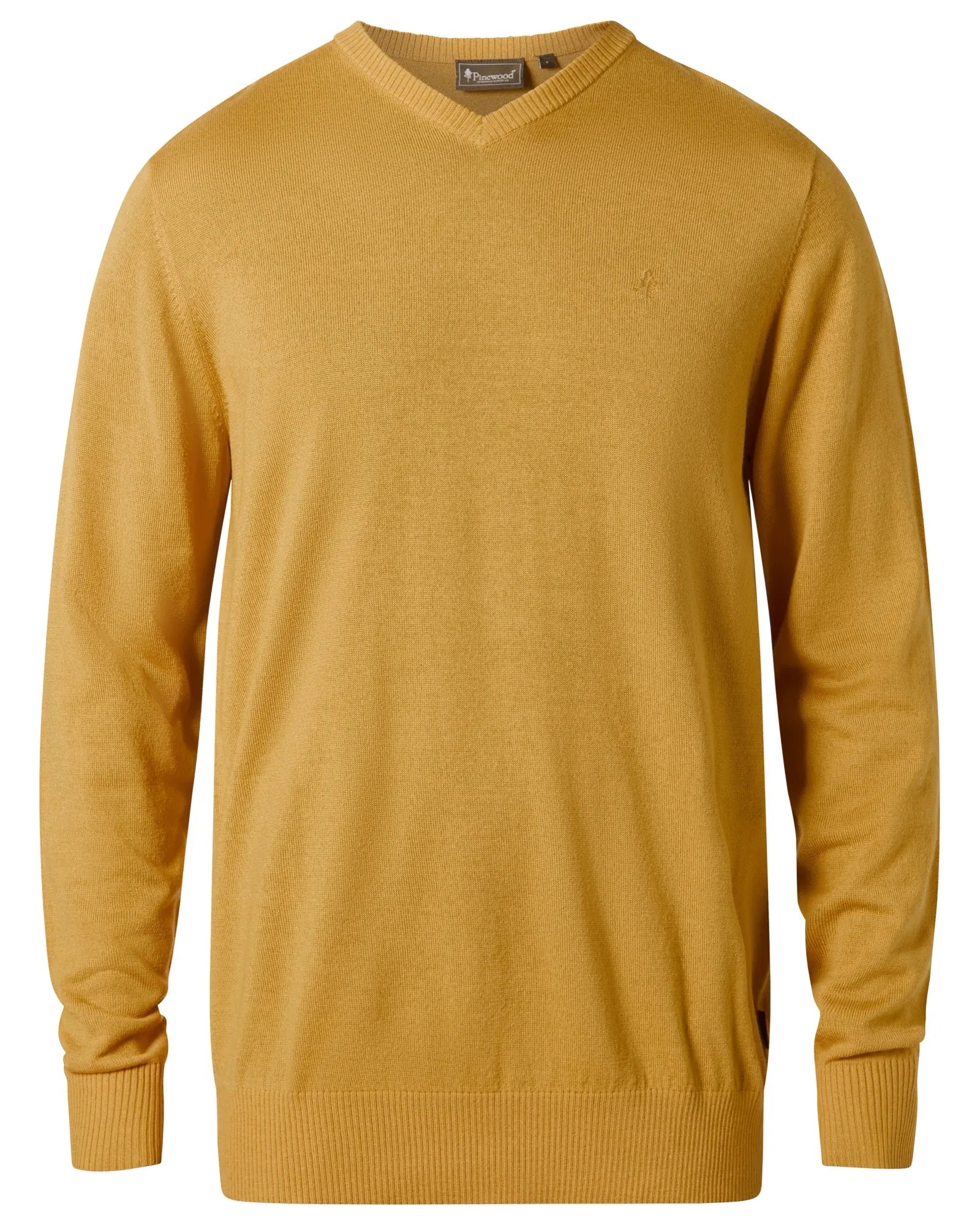 Pinewood® Värnamo Merino Sweater M's – Mustard (580) – 5047