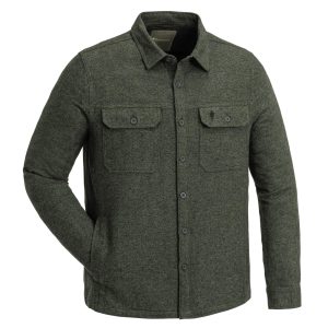 Pinewood® Värnamo Overshirt M's – D.Green Mel (142) – 5005