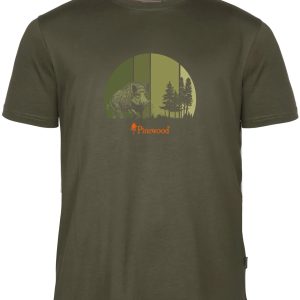 Pinewood® Wild Boar T-shirt M's – Olive (107) – 5467