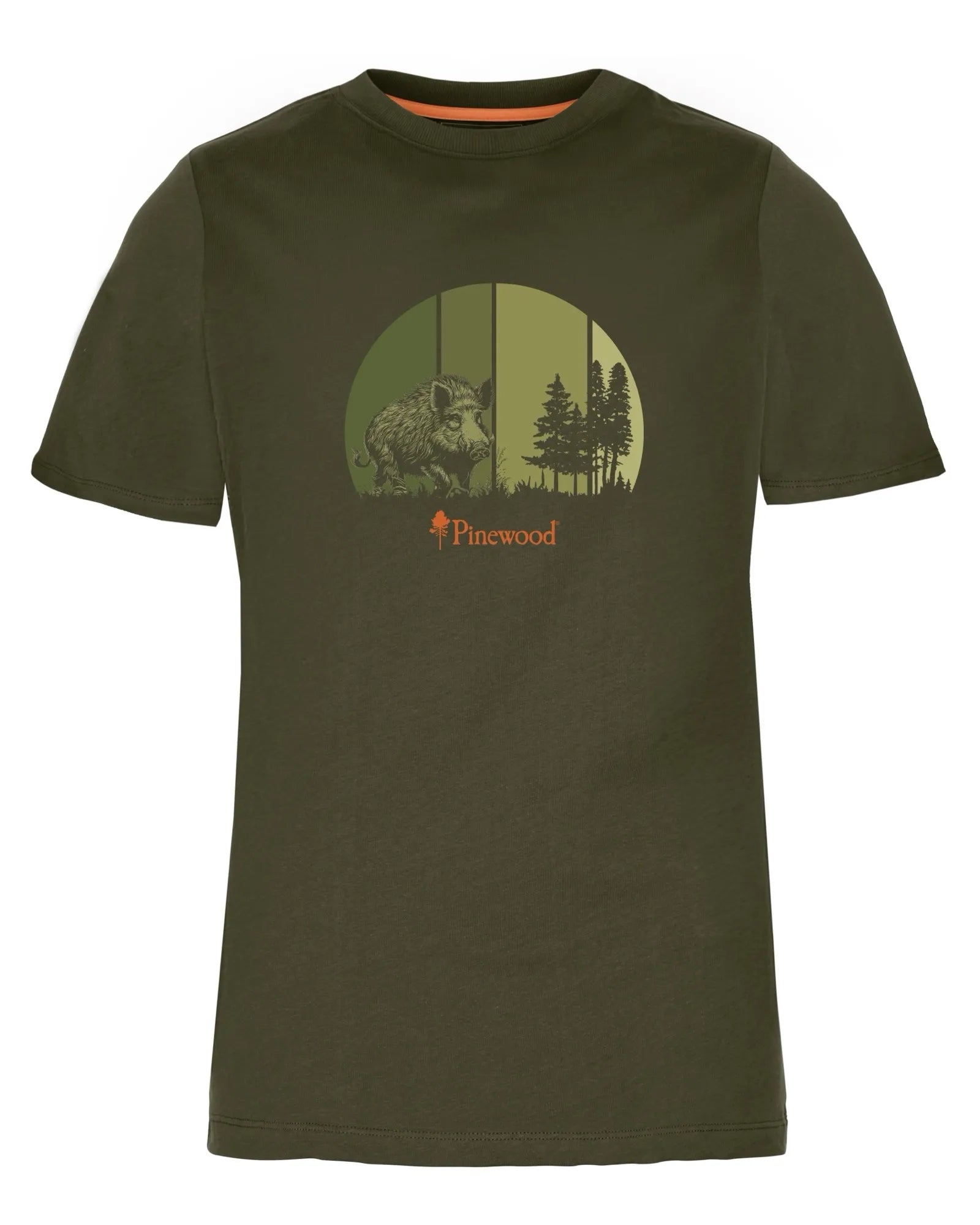 Pinewood® Wild Boar T-shirt W's – Olive (107) – 3467