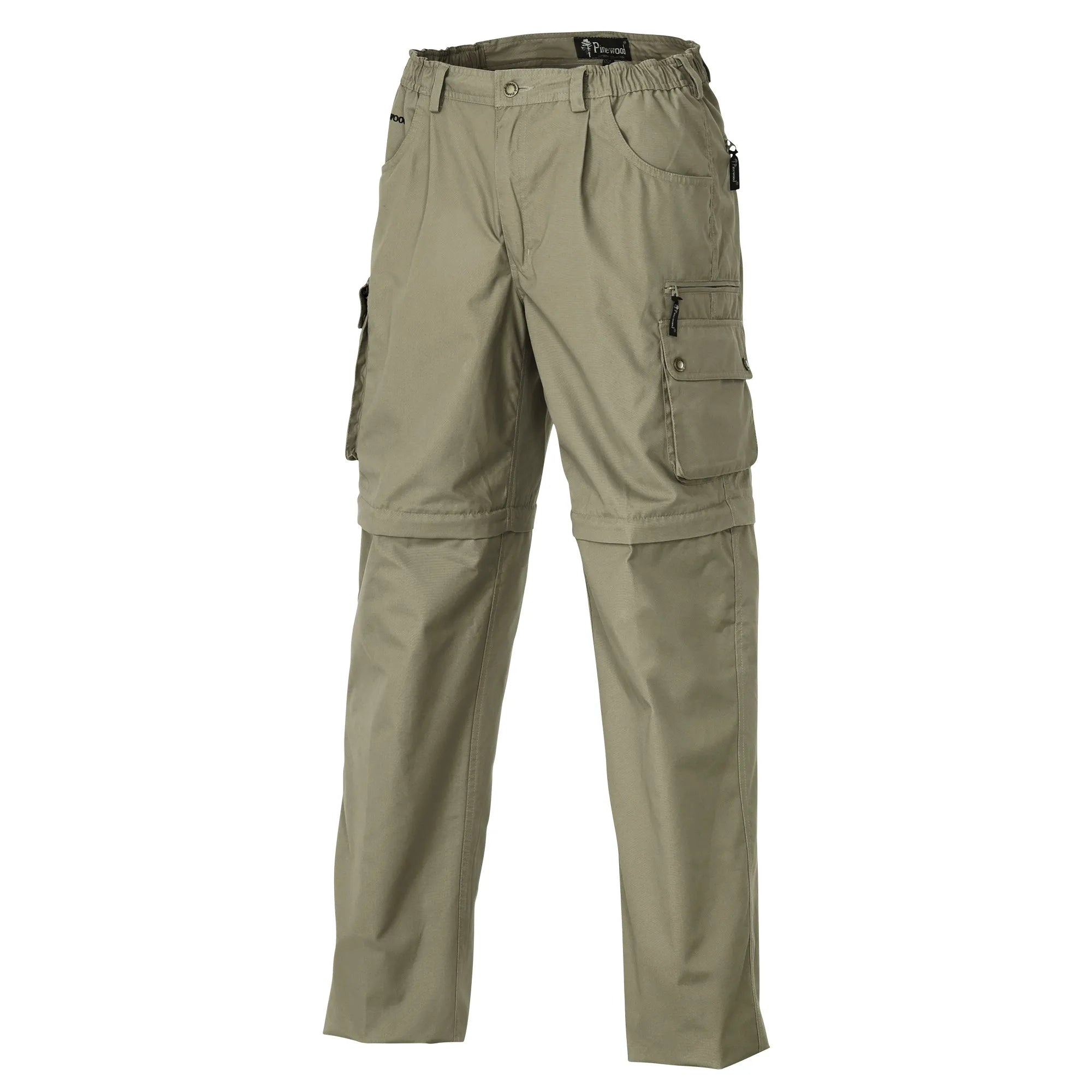 Pinewood® Wildmark Zip-Off Trousers M's – L.Khaki (224) – 9281
