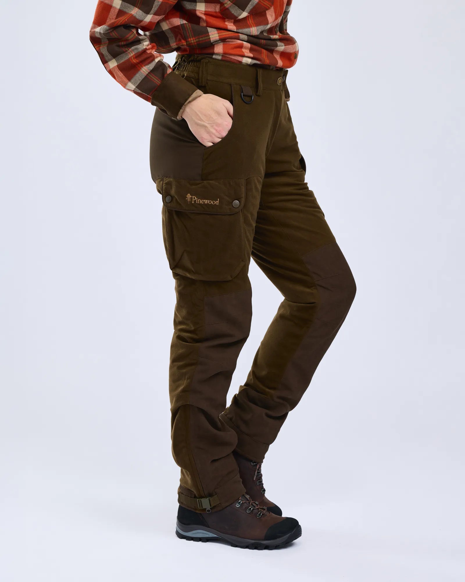 Småland Forest Padded Trousers W's – Suede Brown (241) – 3981