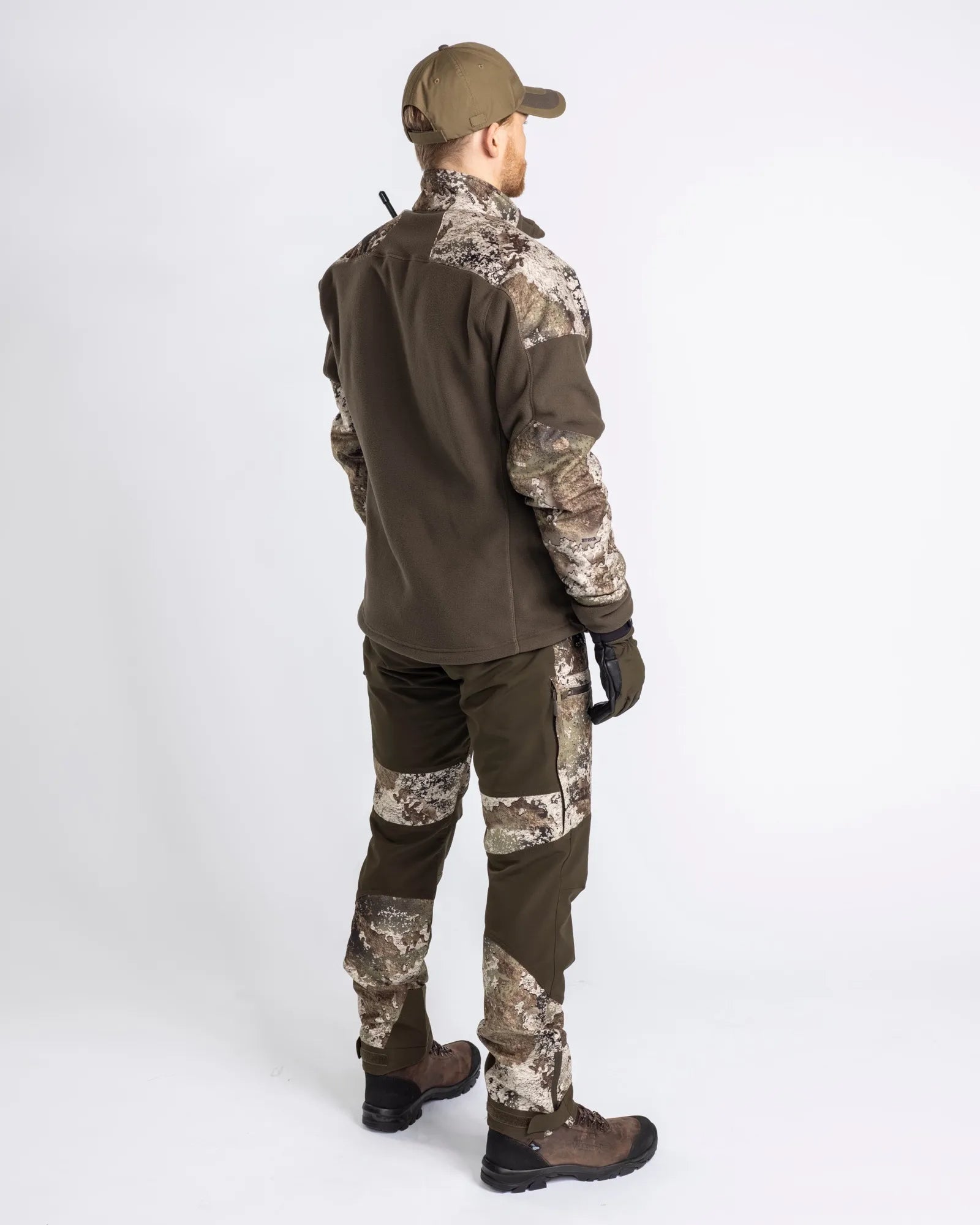 Småland Hunters Camou Fleece Jacket M's – H.Brown/Strata (268) – 5619