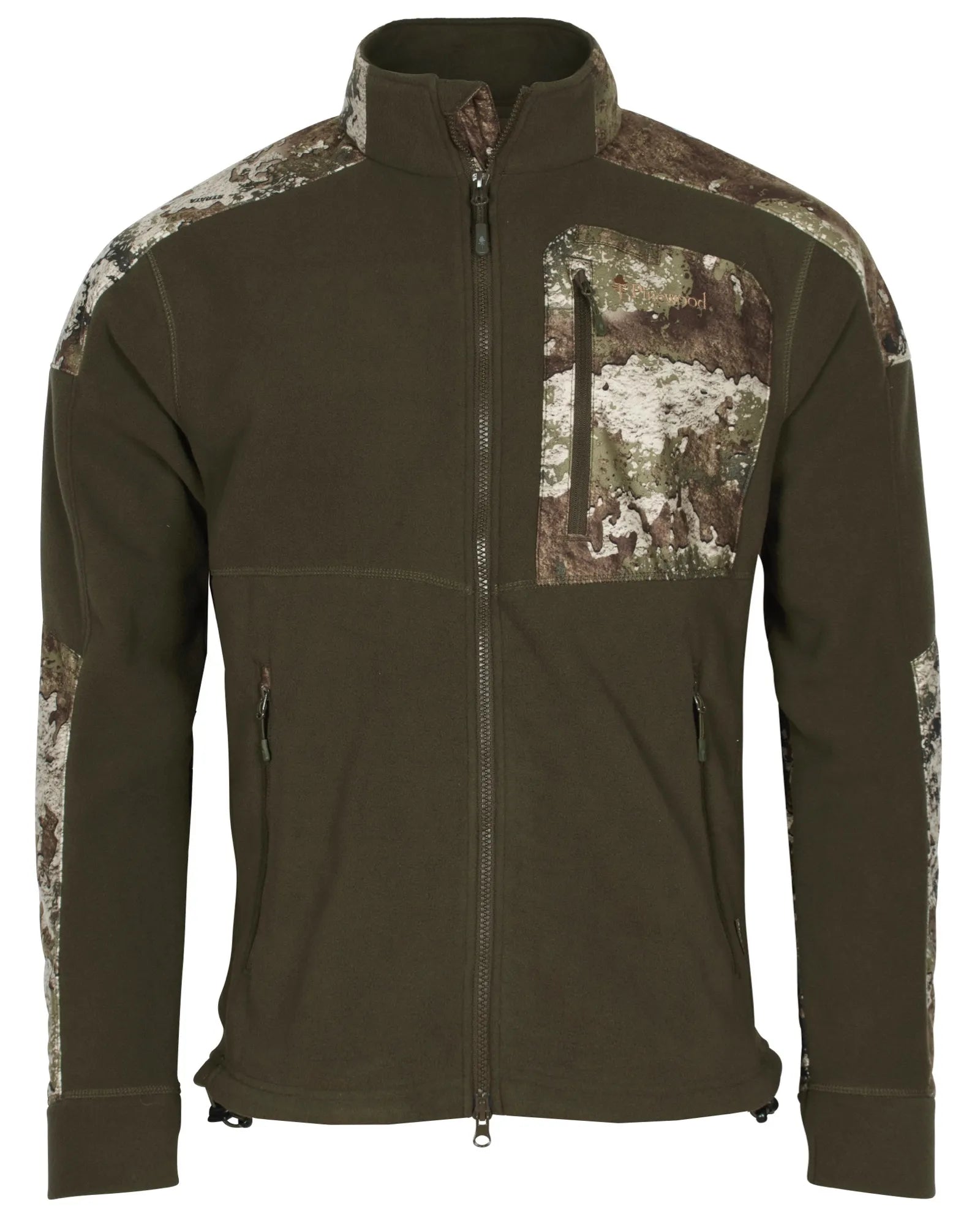 Småland Hunters Camou Fleece Jacket M's – H.Brown/Strata (268) – 5619