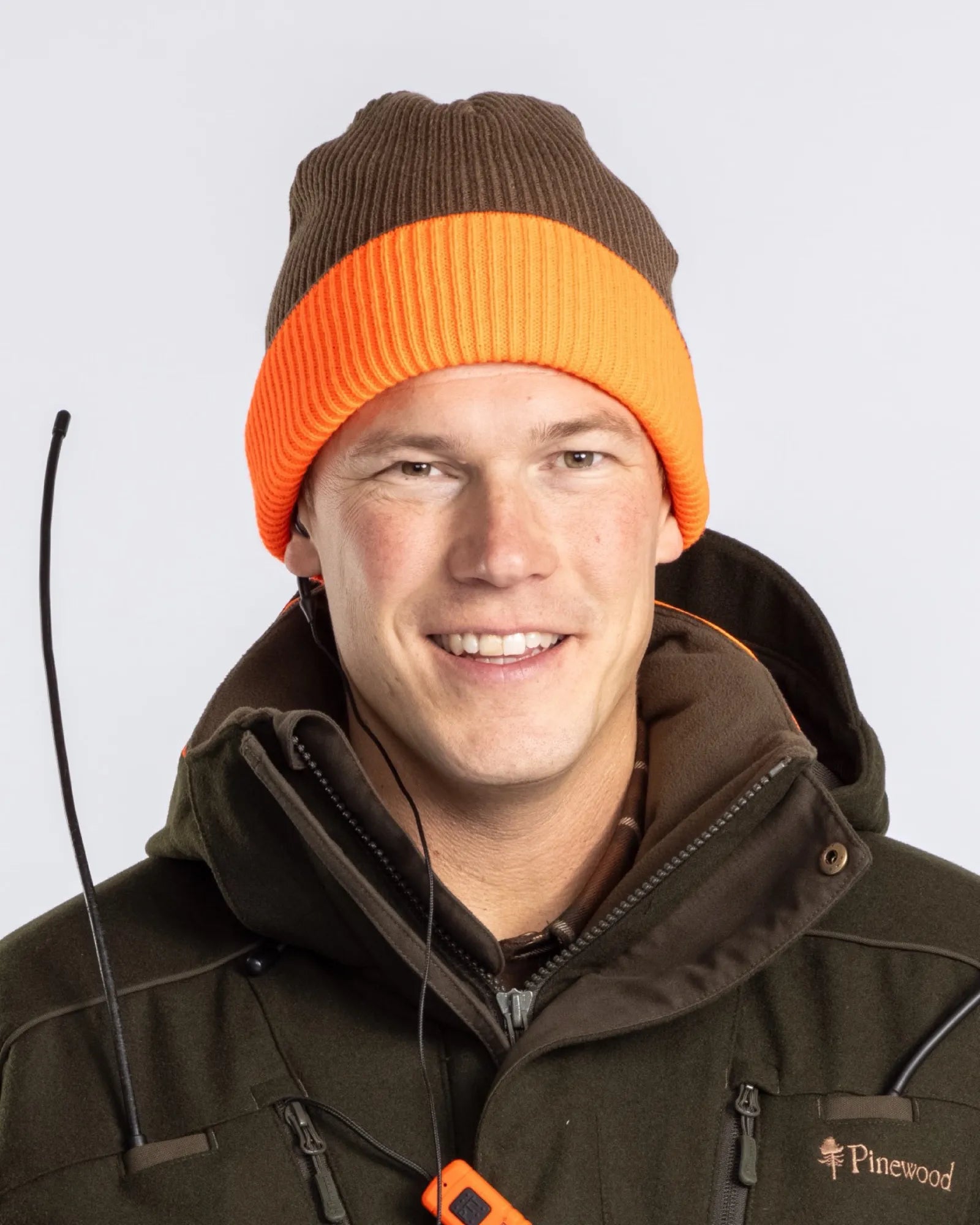 Småland Reversible Hunters Hat – Mossgreen/Orange (192) – 1165