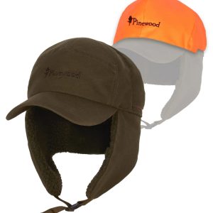 Småland Teddy Winter Cap – Mossgreen/Orange (192) – 1219