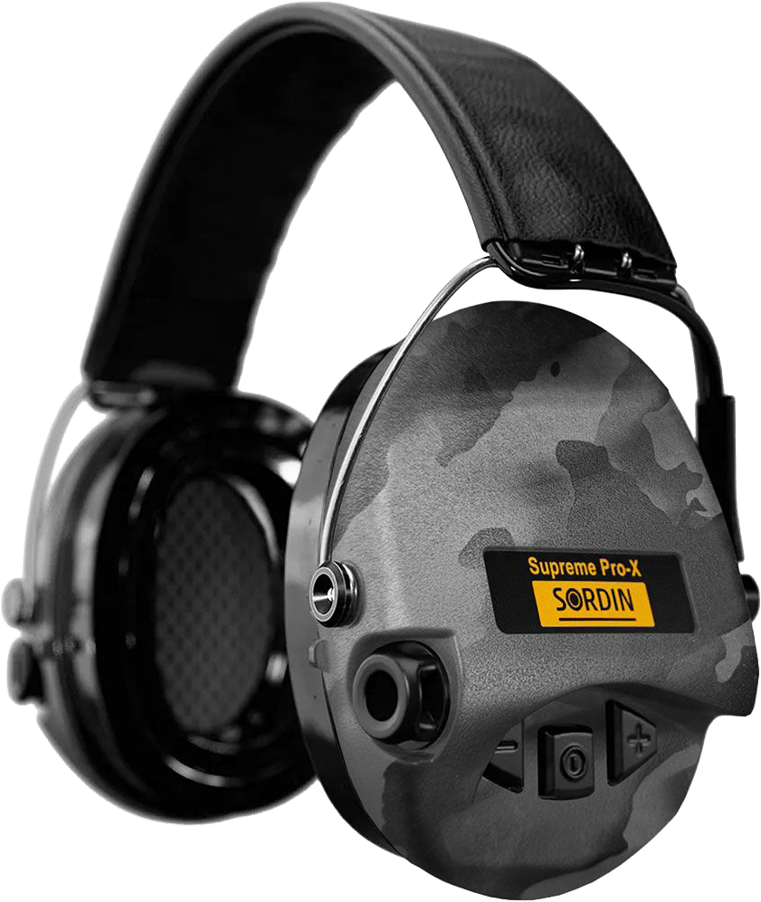 Sordin Supreme Pro-X LED Night Camo Limited aktív hallásvédő – Alapváltozat