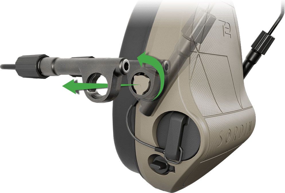 Sordin Supreme T2 Rear ARC sisaksínes készlet – 60202 – gyári termékfotó 3