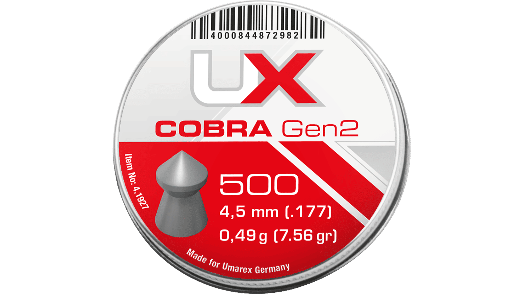 UX Cobra Pellets Gen2 – gyári termékkép
