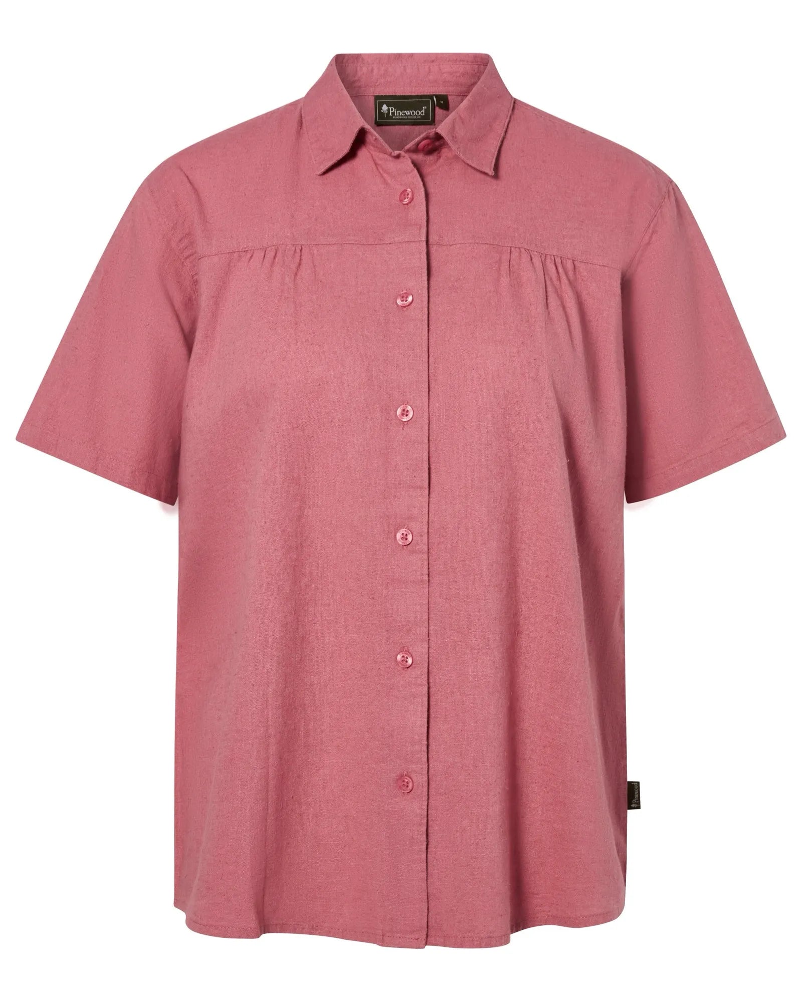 Värnamo Hemp mix S/S Shirt W's – Dusty Pink (845) – 3373